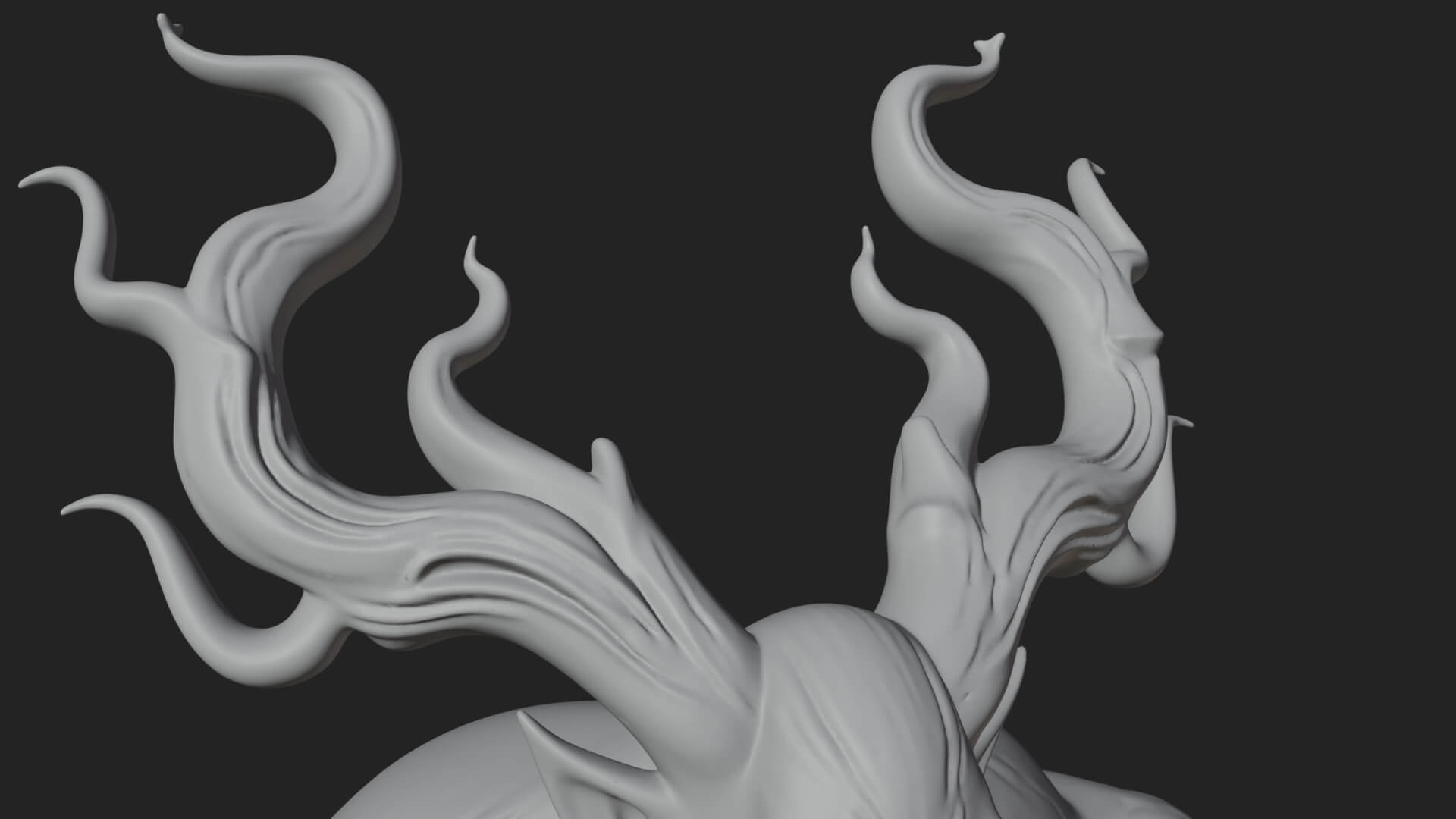 Swamp Troll Statue Design 6 3D Print Model 3D Model