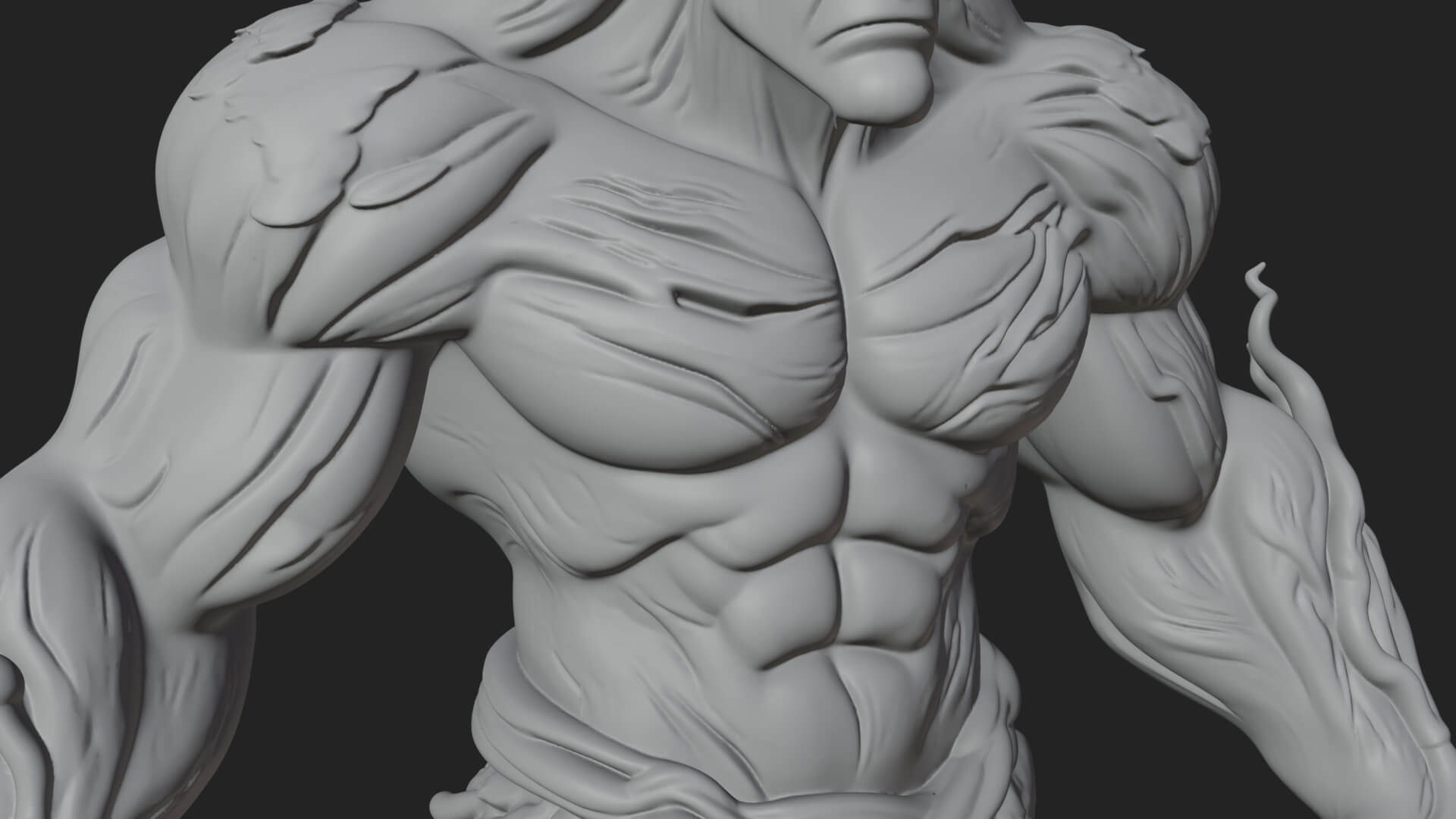 Swamp Troll Statue Design 6 3D Print Model 3D Model