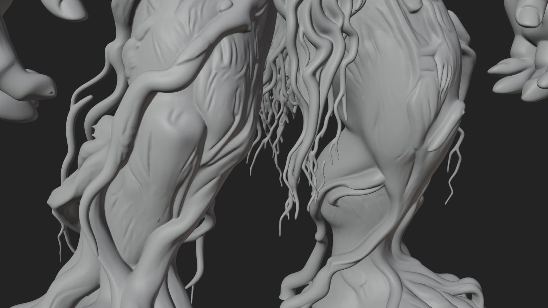 Swamp Troll Statue Design 6 3D Print Model 3D Model