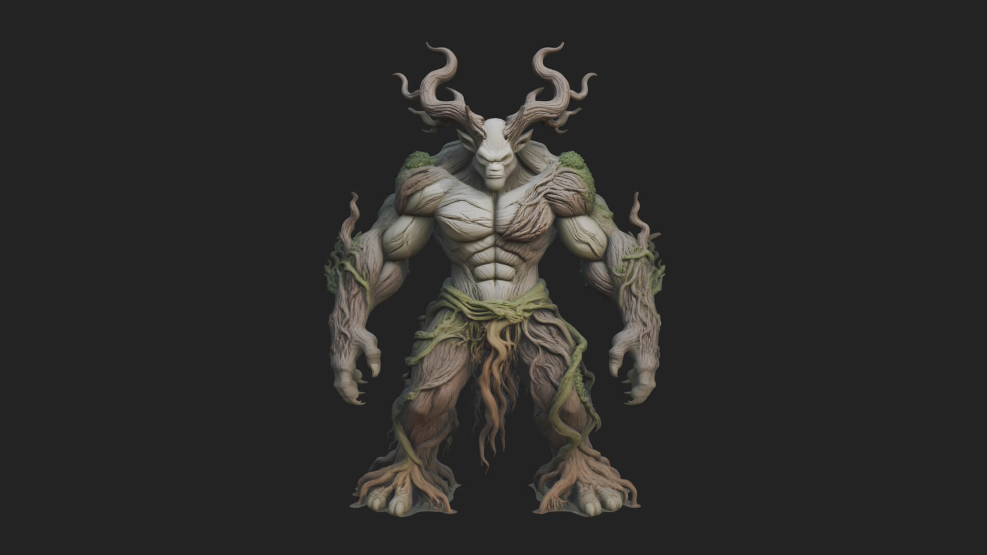 Swamp Troll Statue Design 7 3D Print Model 3D Model