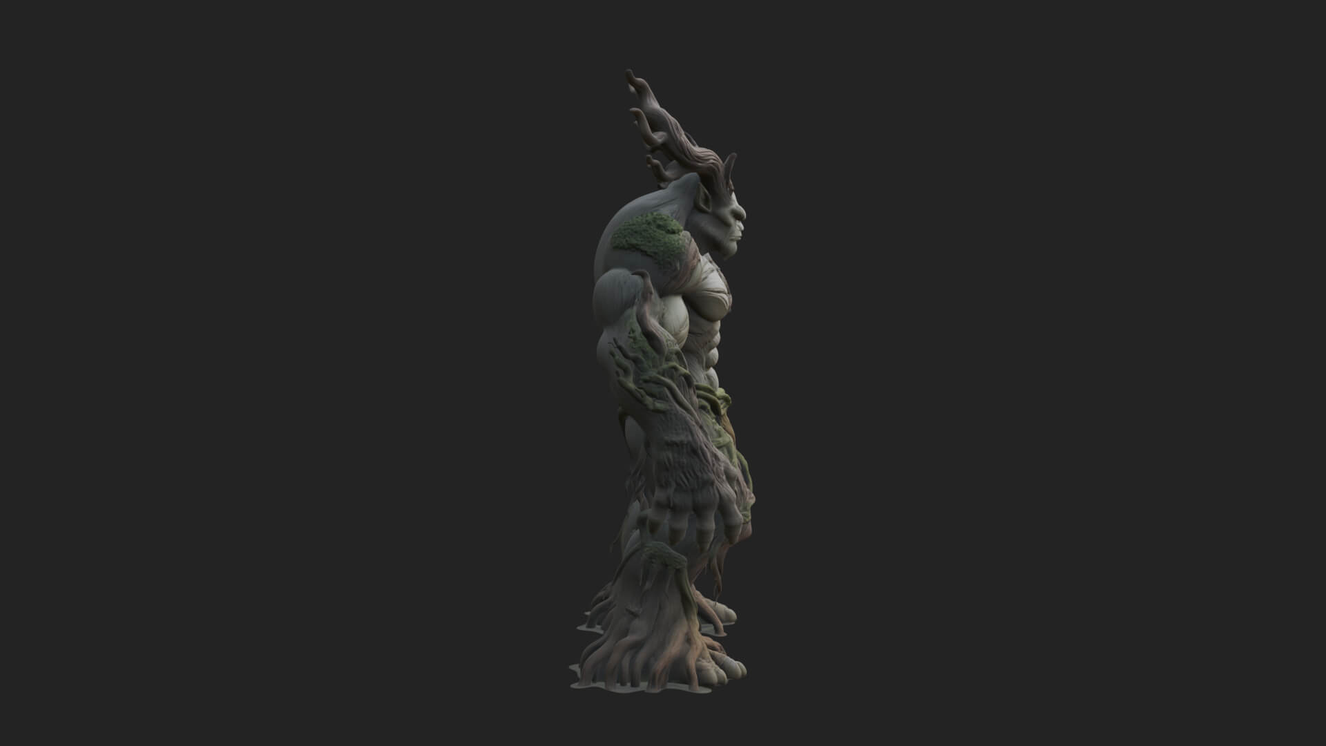 Swamp Troll Statue Design 7 3D Print Model 3D Model