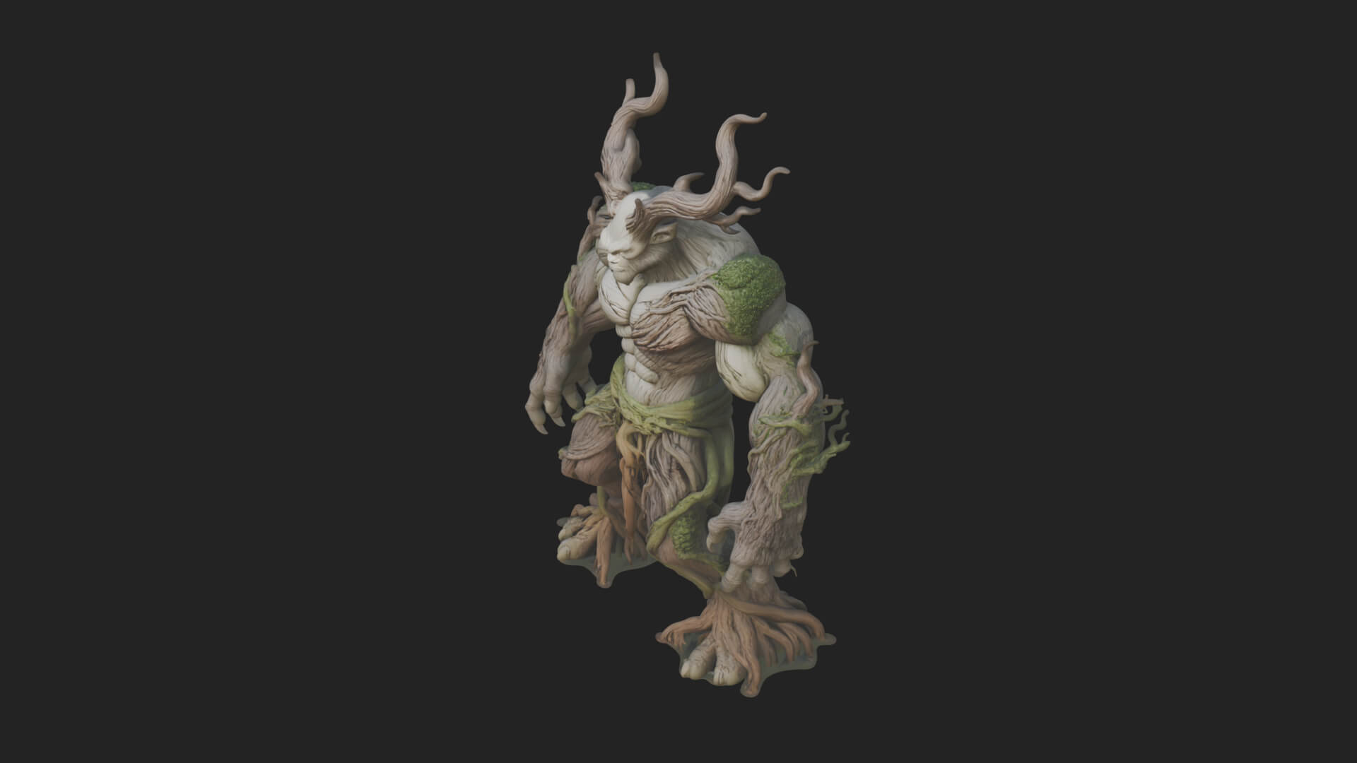 Swamp Troll Statue Design 7 3D Print Model 3D Model