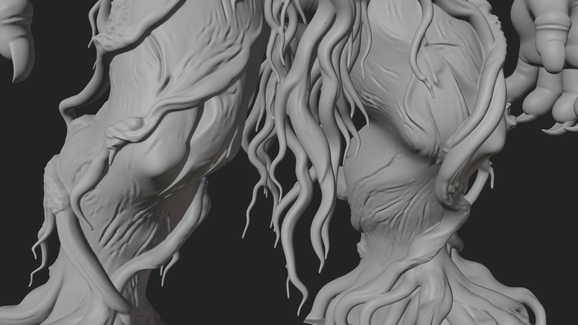 Swamp Troll Statue Design 7 3D Print Model 3D Model