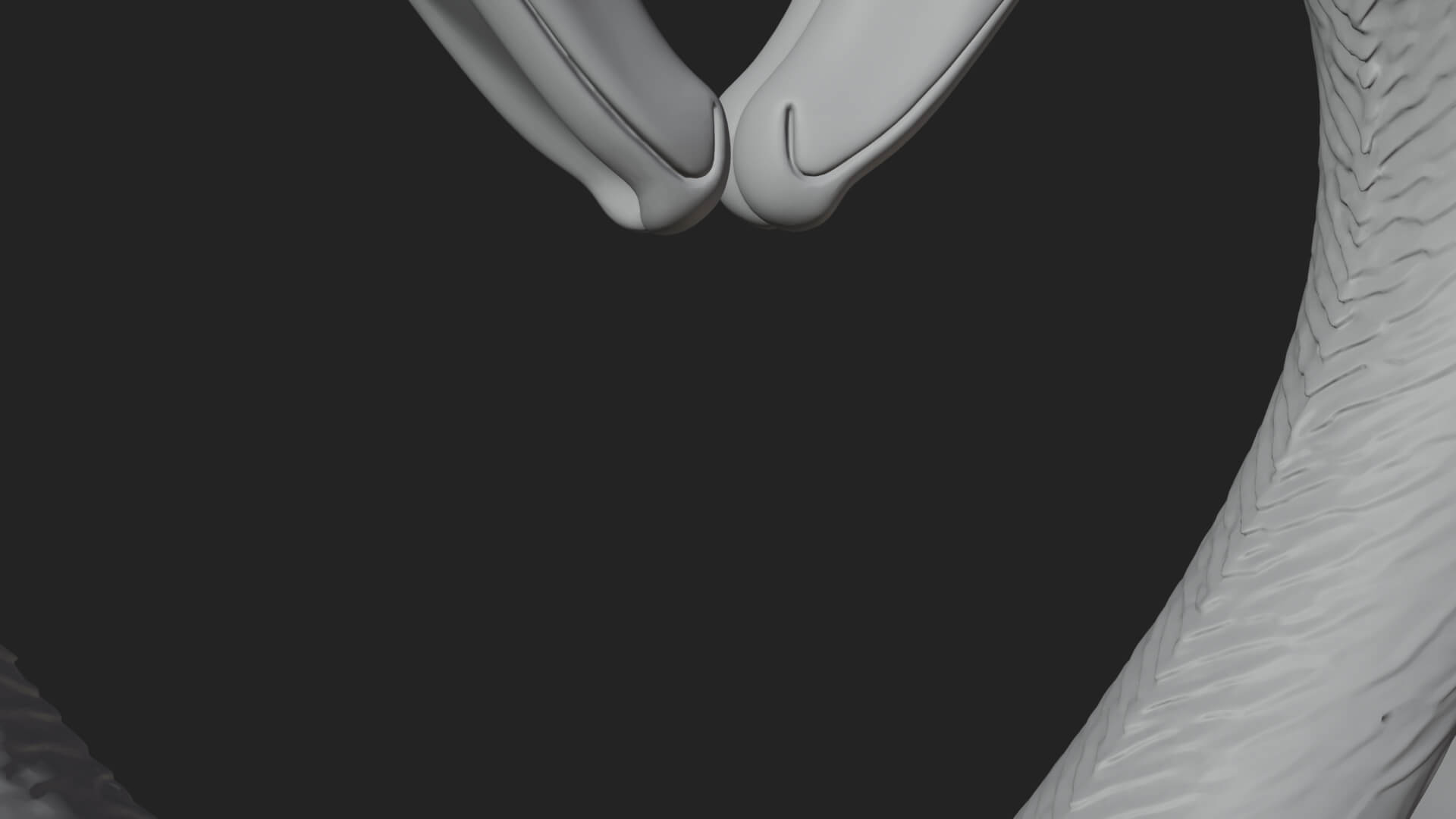 Swan Couple Heart Statue Design 5 3D Print Model 3D Model