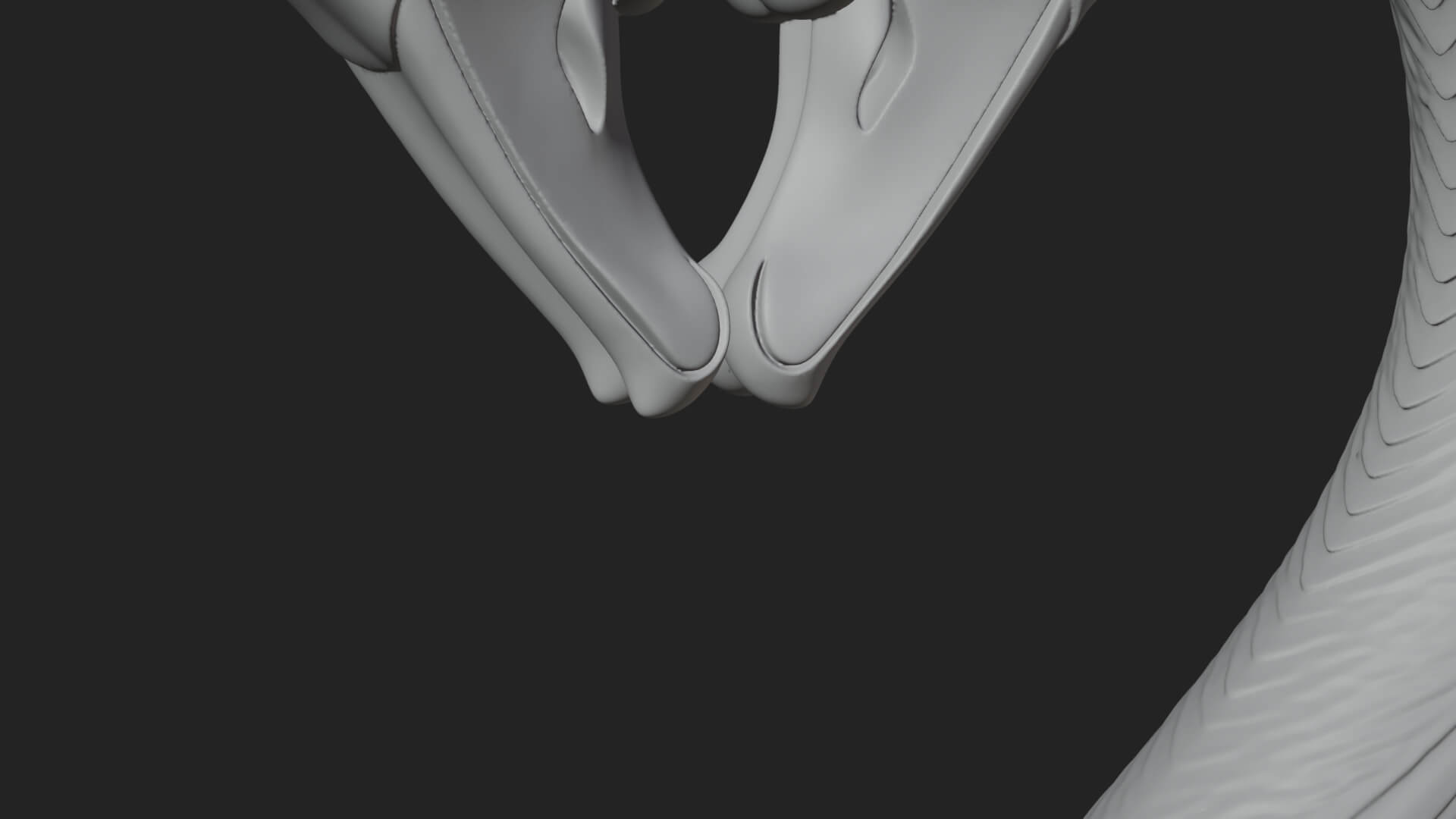 Swan Couple Heart Statue Design 6 3D Print Model 3D Model