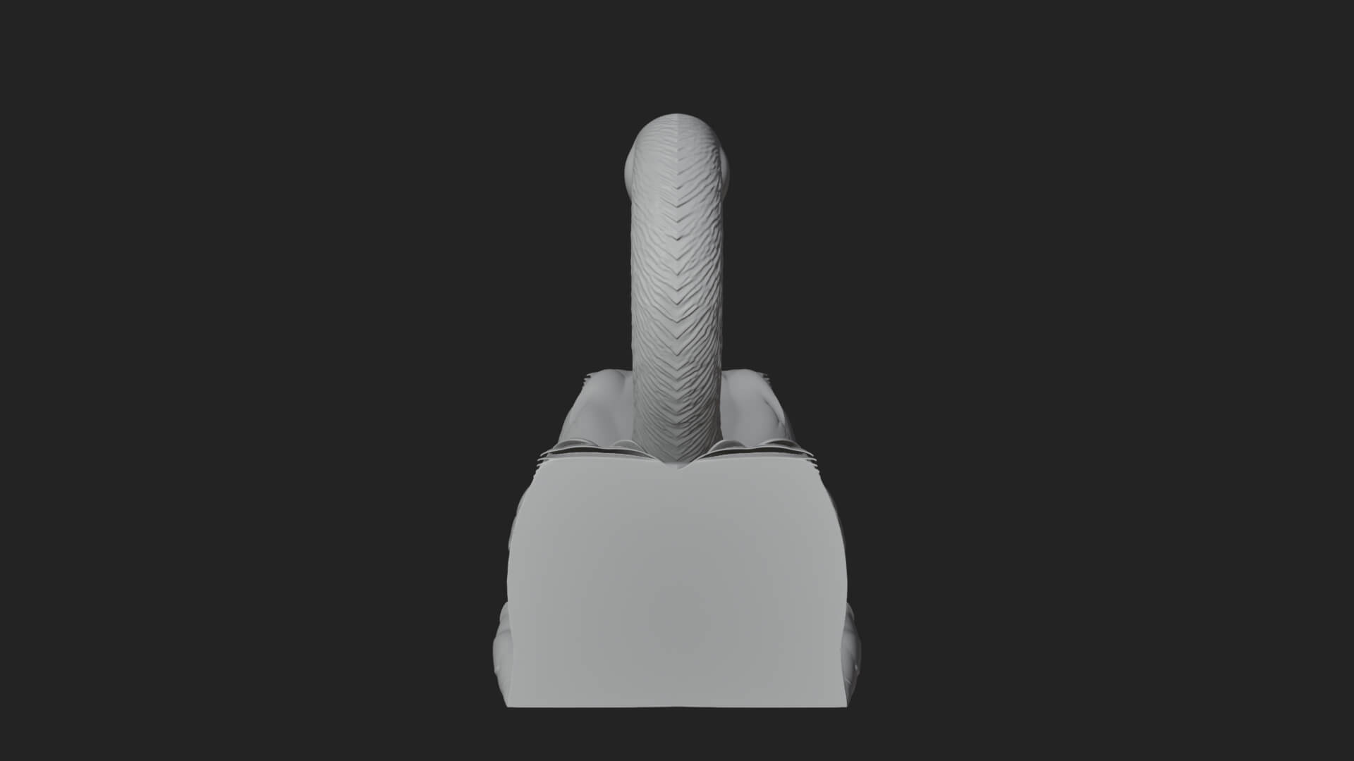 Swan Couple Heart Statue Design 7 3D Print Model 3D Model