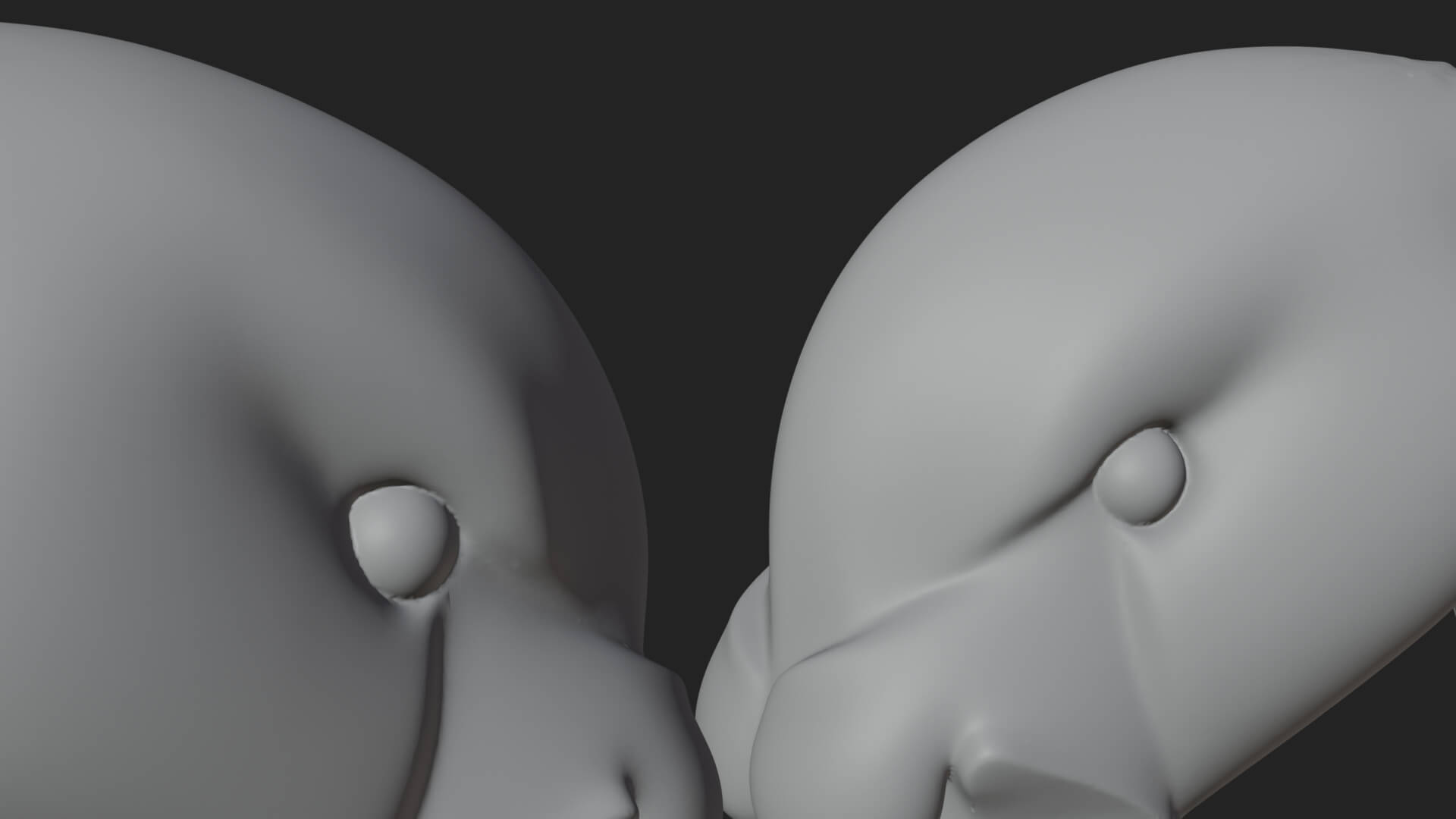 Swan Couple Heart Statue Design 7 3D Print Model 3D Model