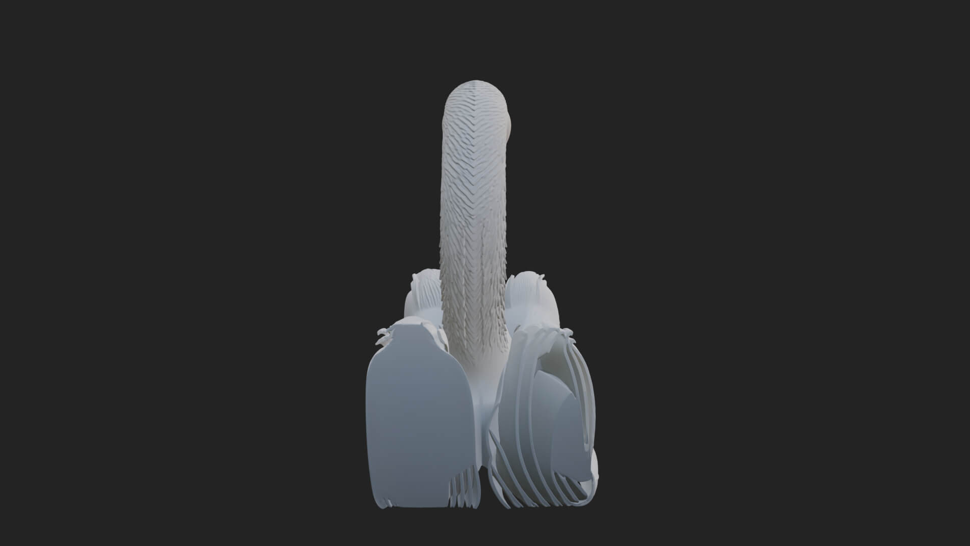Swan Couple Heart Statue Design 8 3D Print Model 3D Model