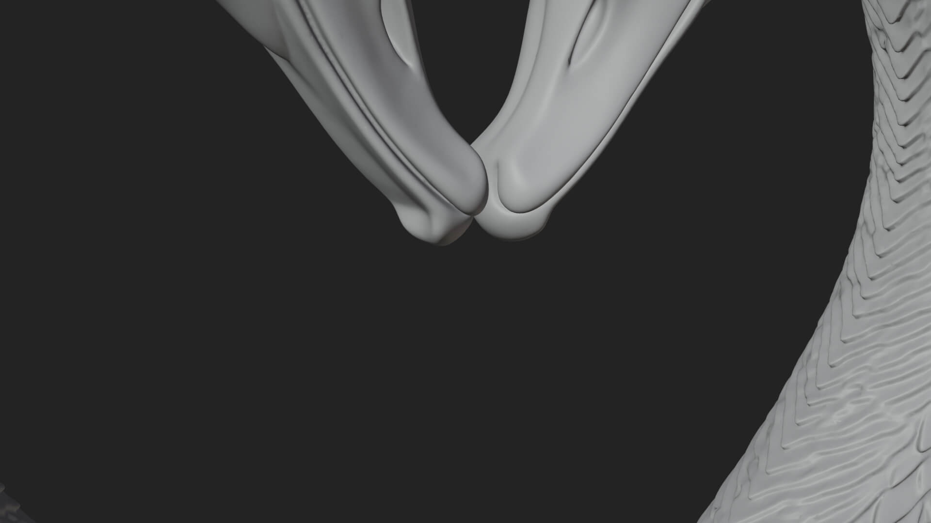 Swan Couple Heart Statue Design 8 3D Print Model 3D Model