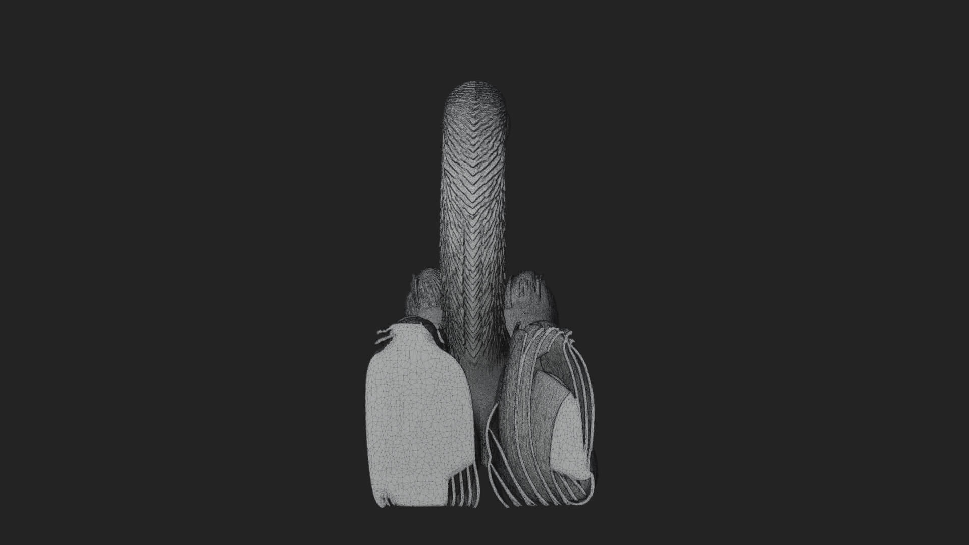 Swan Couple Heart Statue Design 8 3D Print Model 3D Model