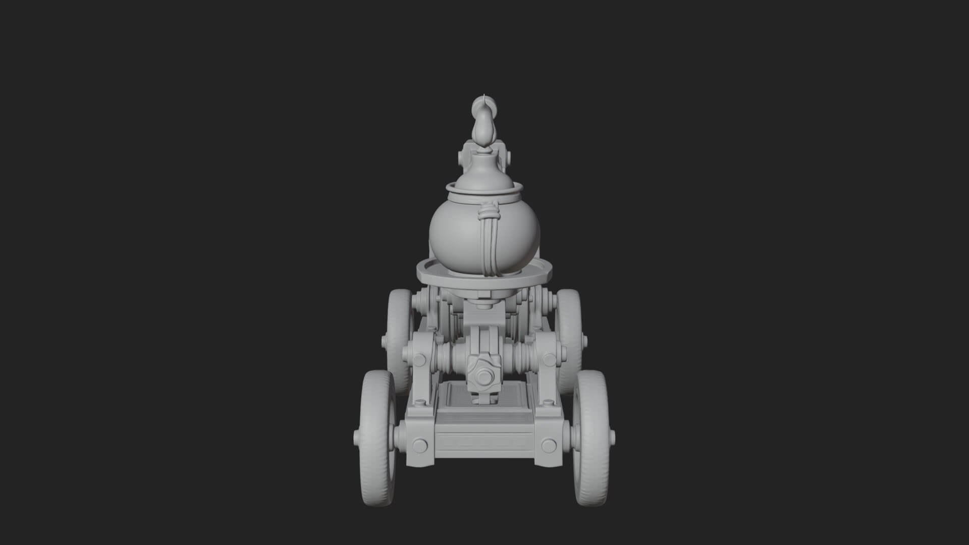 Swinging Fire Pot Launcher Model Design 3 3D Print Model 3D Model