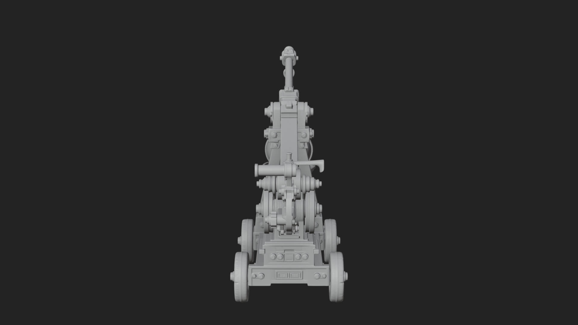 Swinging Fire Pot Launcher Model Design 4 3D Print Model 3D Model