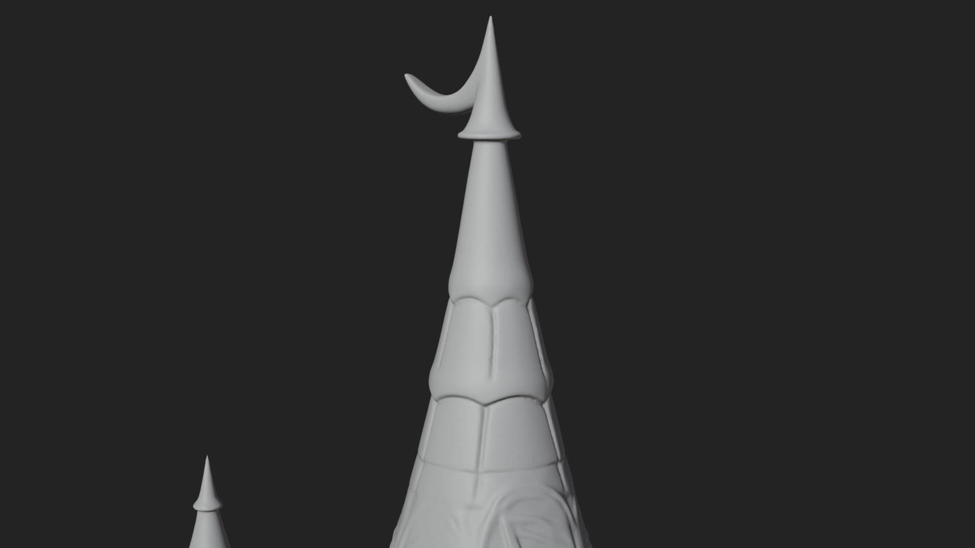 Swirling Fairy Tower Model Design 10 3D Print Model 3D Model