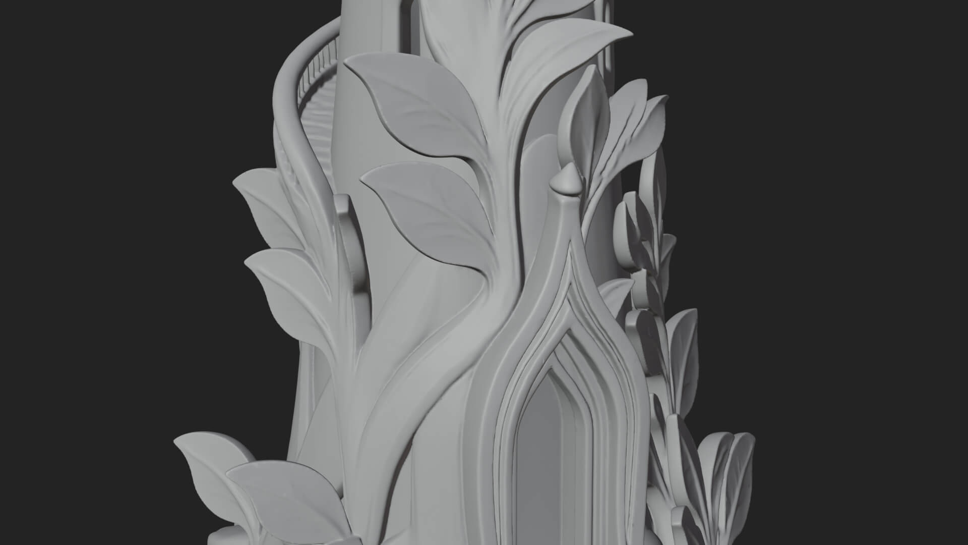 Swirling Fairy Tower Model Design 5 3D Print Model 3D Model
