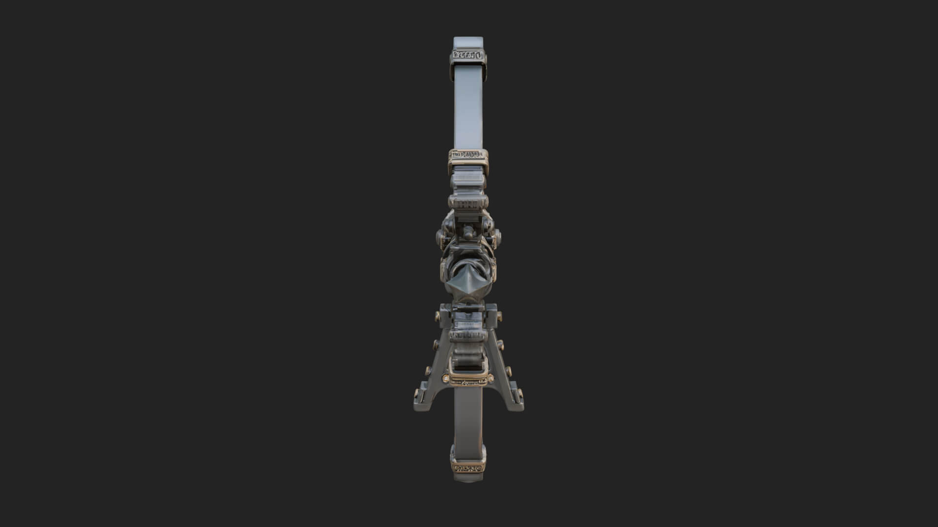 Tactical Scoped Crossbow Model Design 1 3D Print Model 3D Model