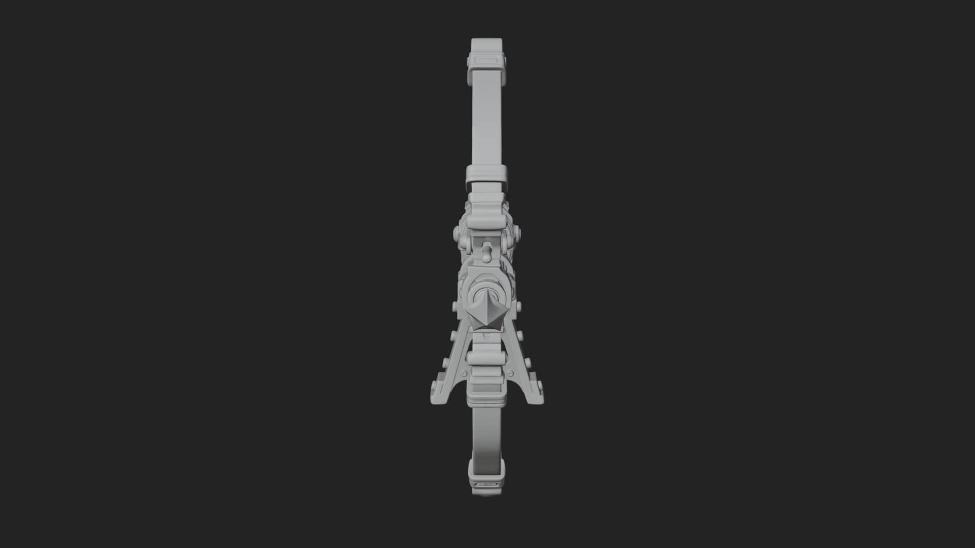 Tactical Scoped Crossbow Model Design 1 3D Print Model 3D Model