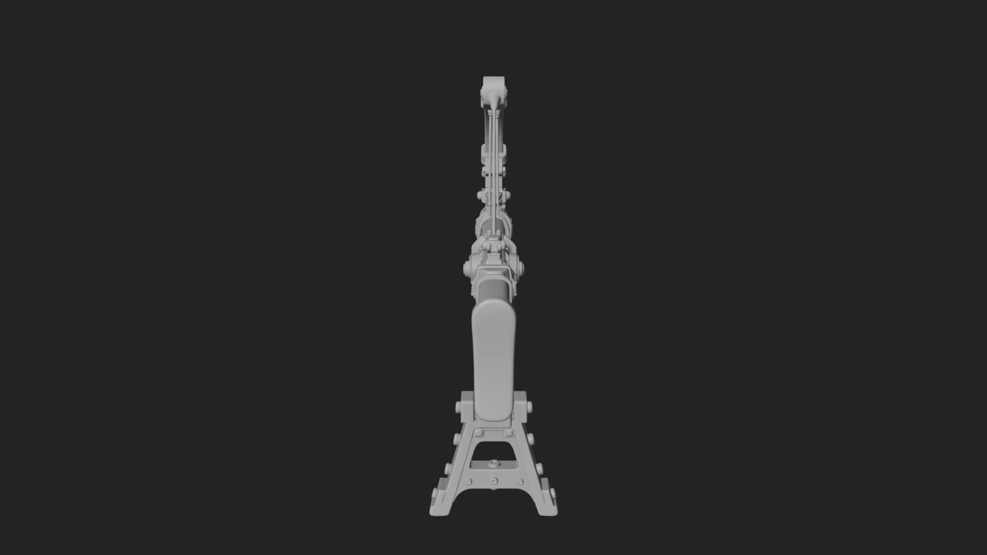 Tactical Scoped Crossbow Model Design 1 3D Print Model 3D Model