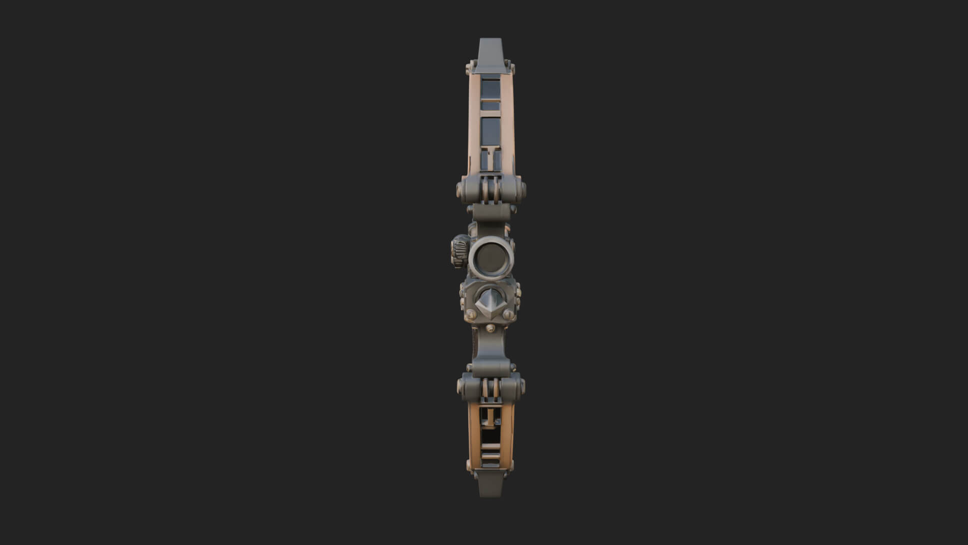 Tactical Scoped Crossbow Model Design 11 3D Print Model 3D Model
