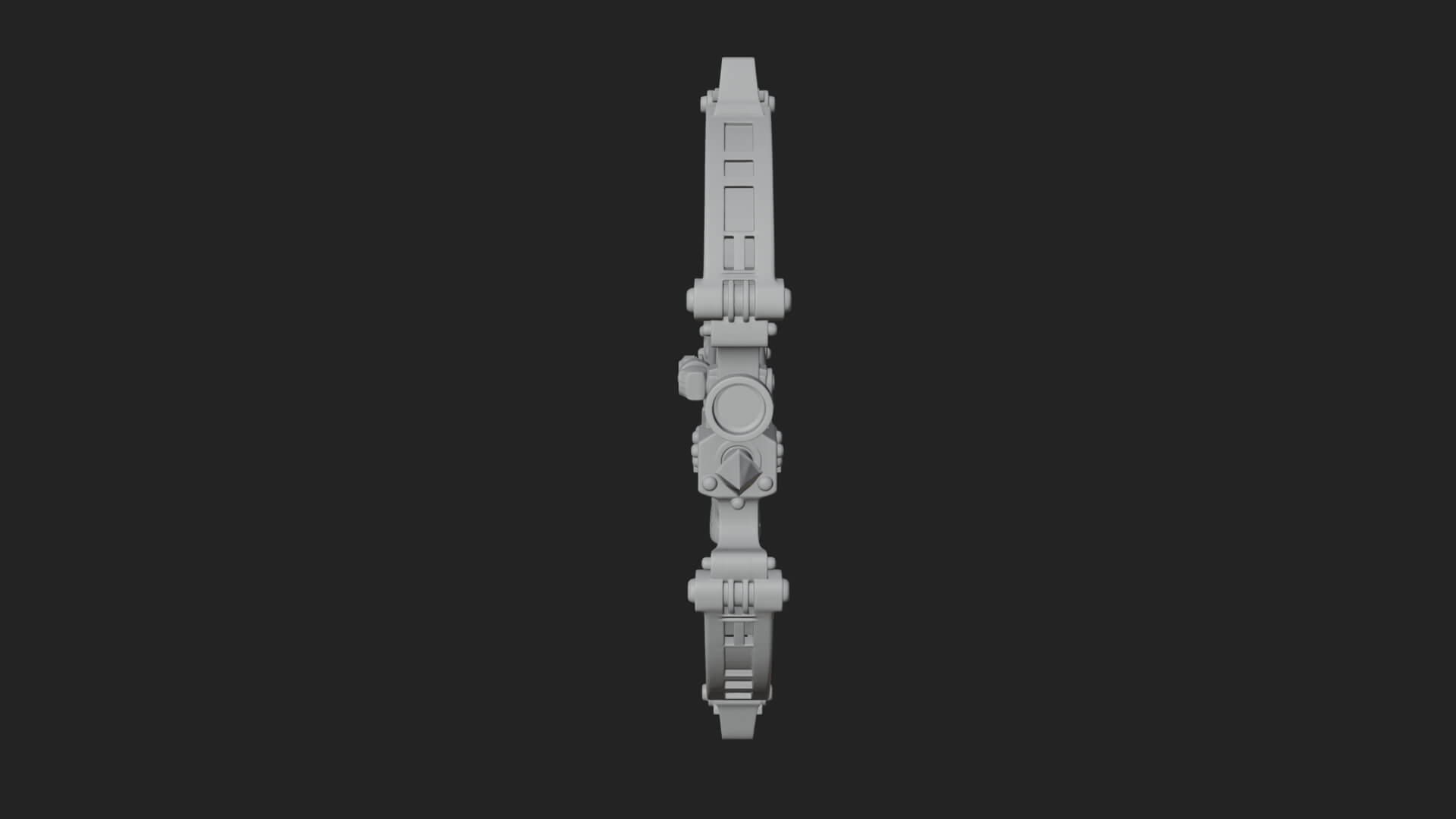 Tactical Scoped Crossbow Model Design 11 3D Print Model 3D Model