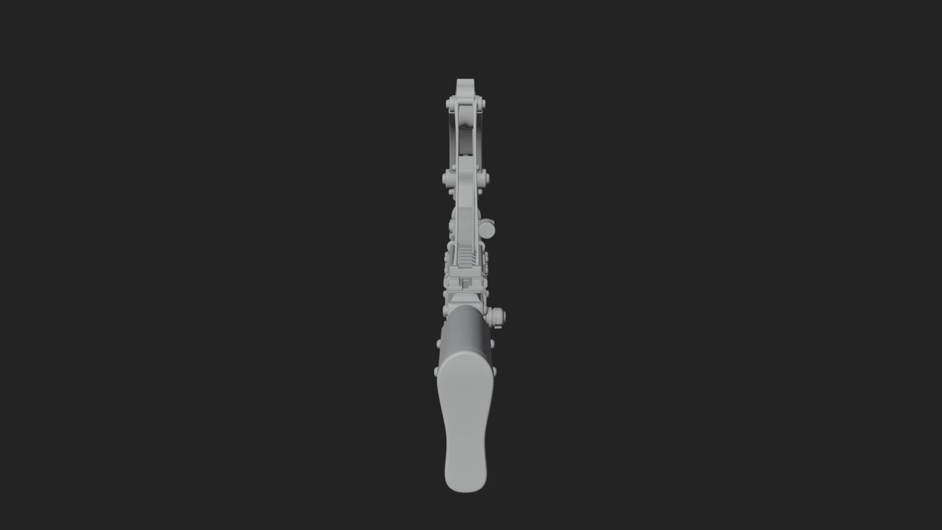 Tactical Scoped Crossbow Model Design 11 3D Print Model 3D Model