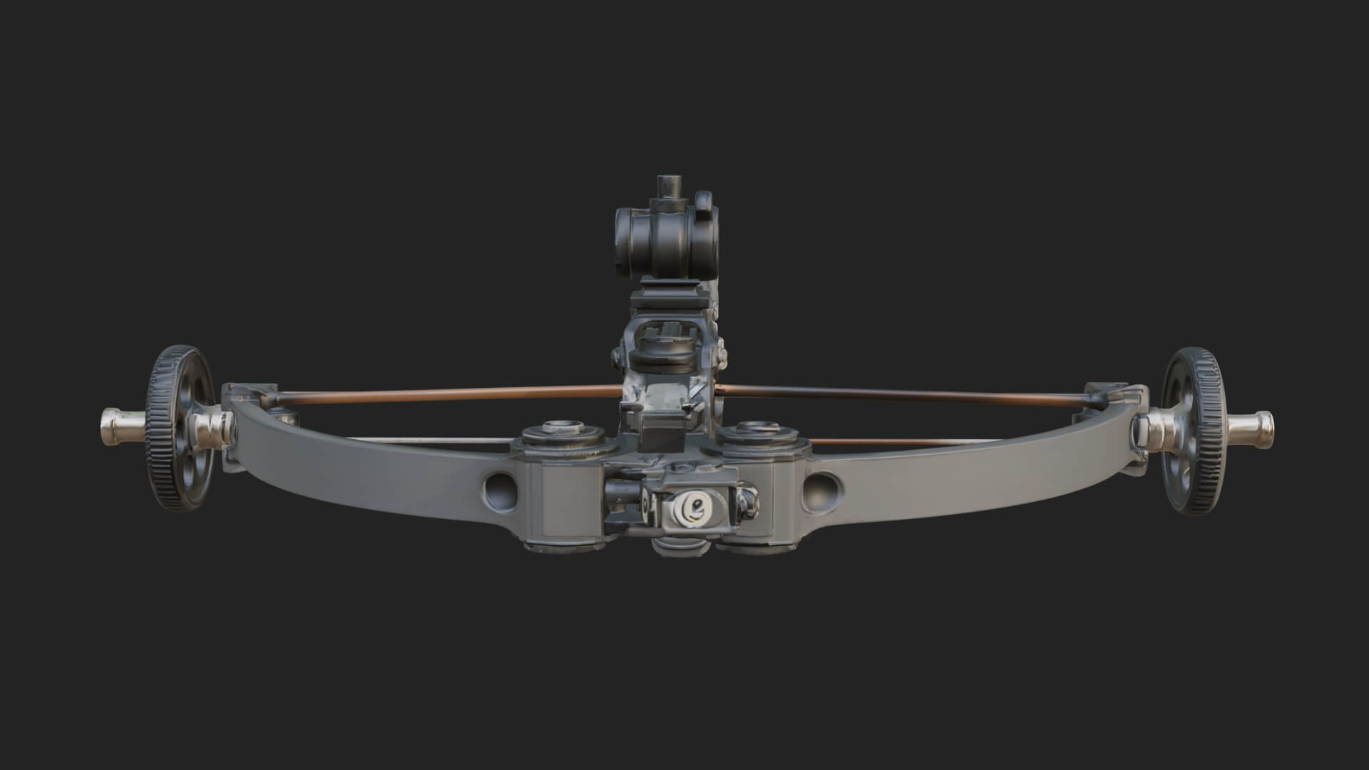 Tactical Scoped Crossbow Model Design 14 3D Print Model 3D Model
