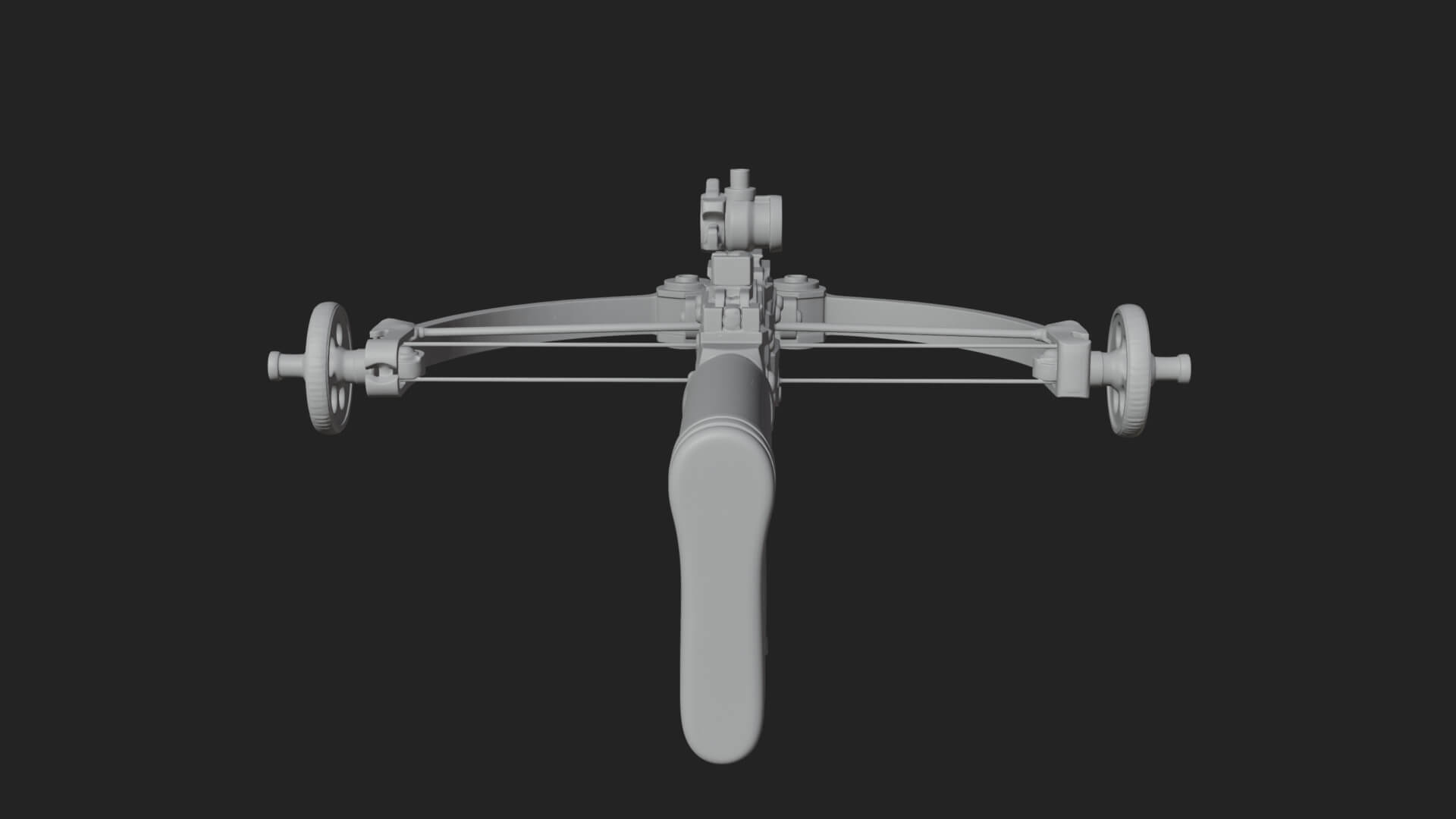 Tactical Scoped Crossbow Model Design 14 3D Print Model 3D Model