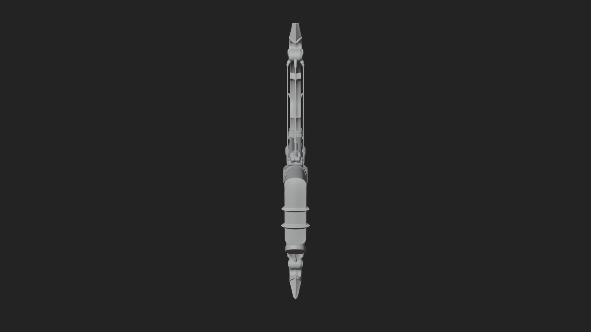 Tactical Scoped Crossbow Model Design 15 3D Print Model 3D Model