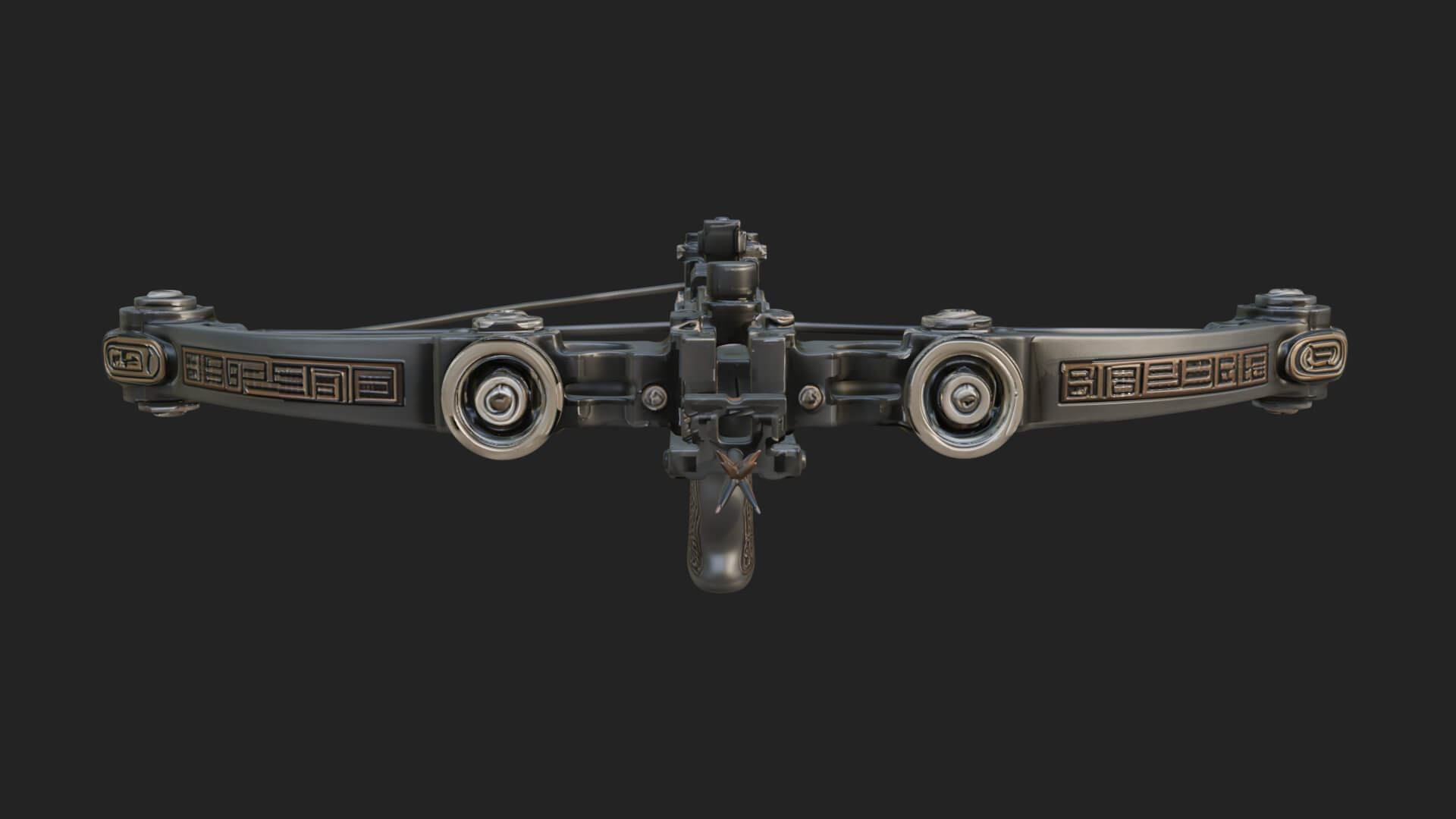 Tactical Scoped Crossbow Model Design 17 3D Print Model 3D Model