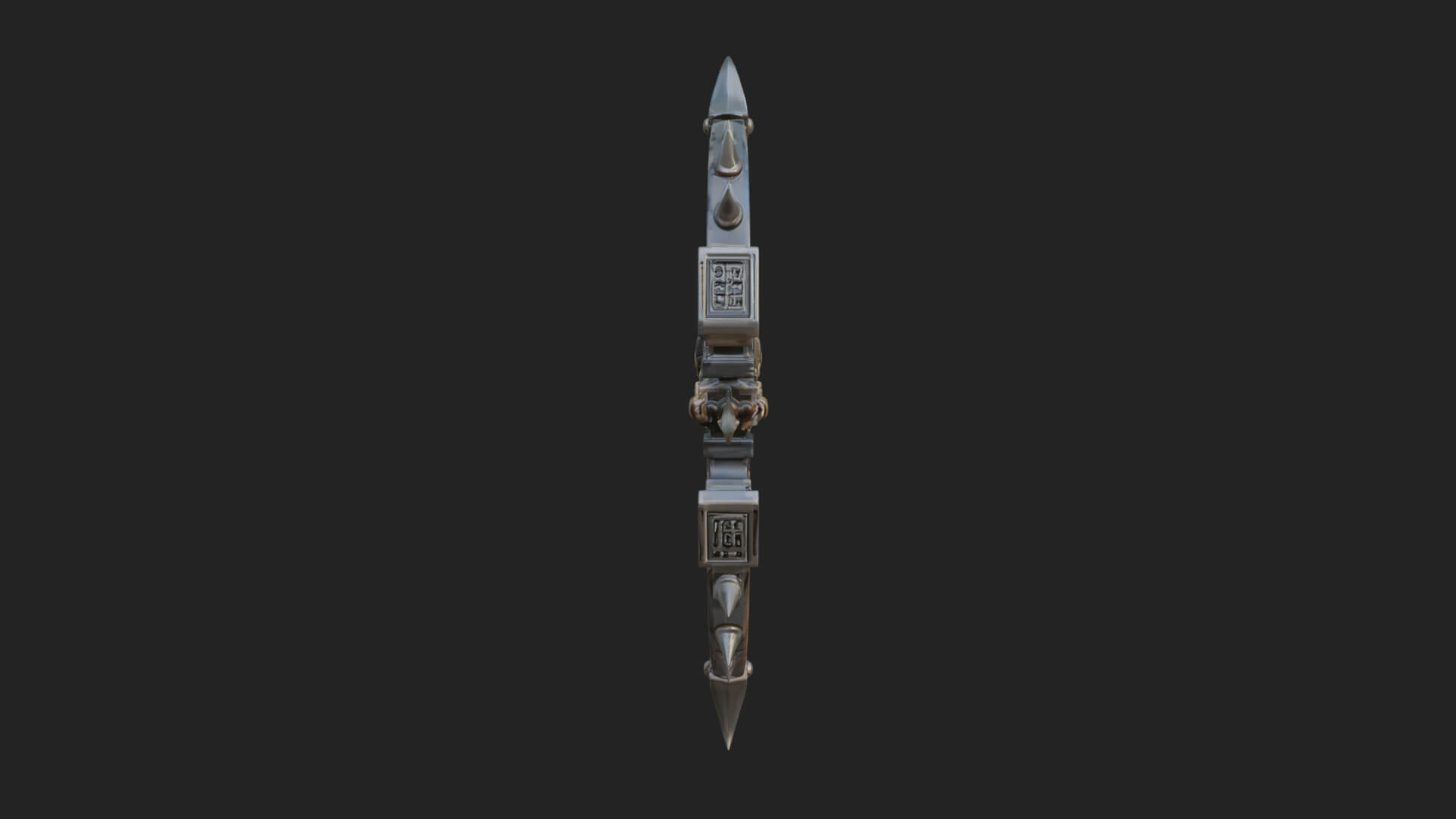 Tactical Scoped Crossbow Model Design 18 3D Print Model 3D Model