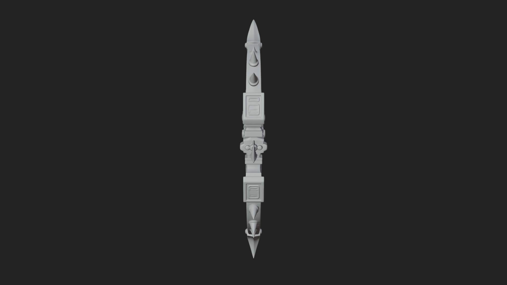 Tactical Scoped Crossbow Model Design 18 3D Print Model 3D Model