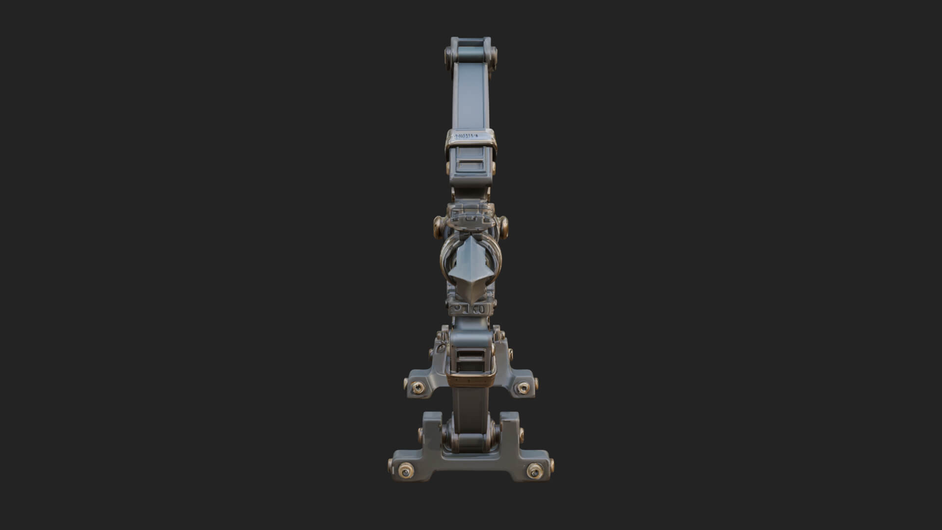 Tactical Scoped Crossbow Model Design 3 3D Print Model 3D Model