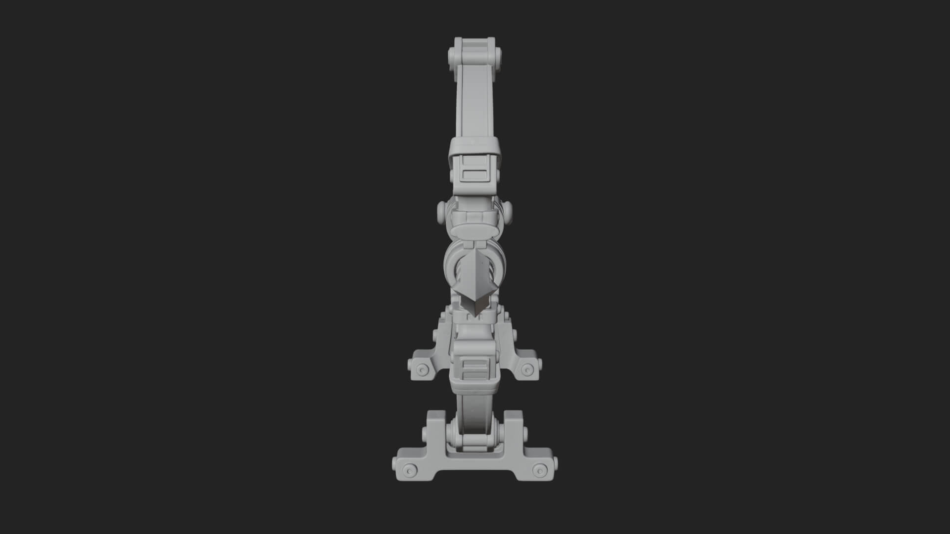 Tactical Scoped Crossbow Model Design 3 3D Print Model 3D Model