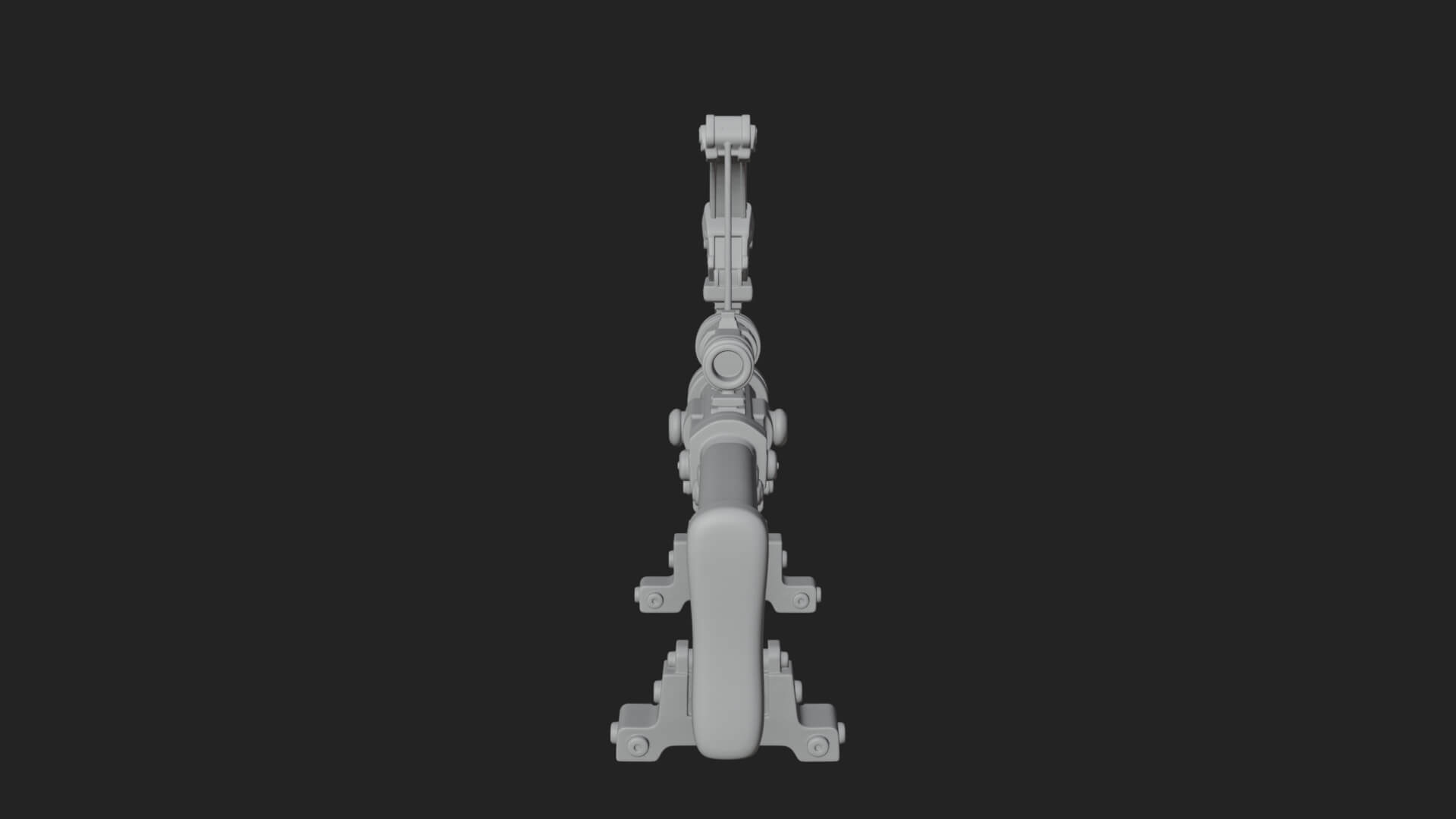 Tactical Scoped Crossbow Model Design 3 3D Print Model 3D Model