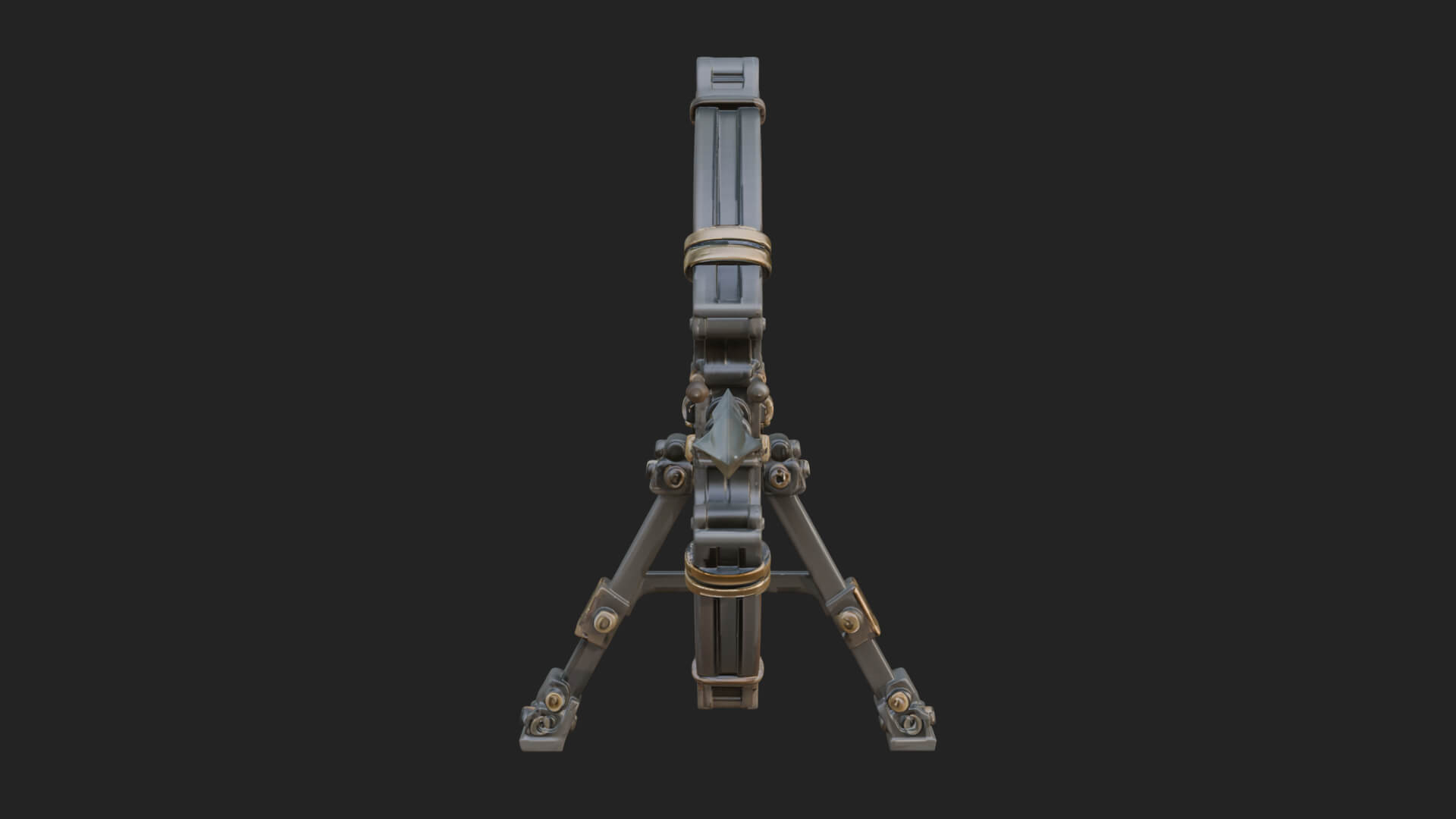Tactical Scoped Crossbow Model Design 4 3D Print Model 3D Model