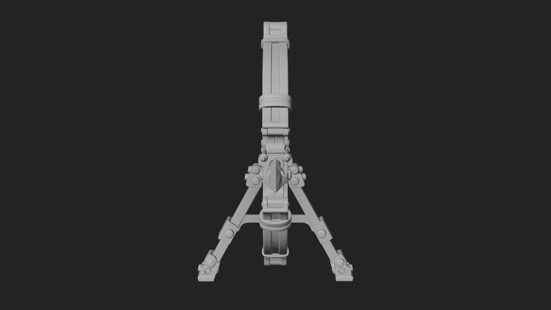 Tactical Scoped Crossbow Model Design 4 3D Print Model 3D Model
