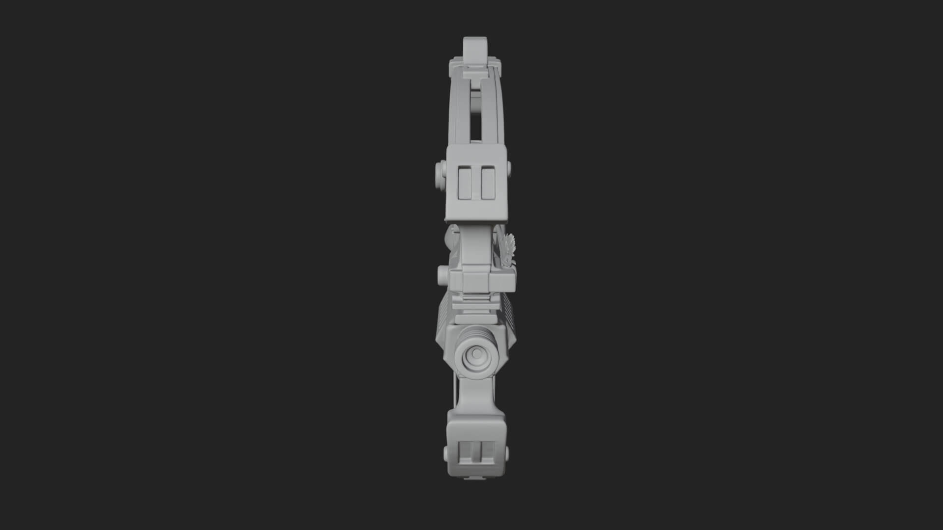 Tactical Scoped Crossbow Model Design 5 3D Print Model 3D Model