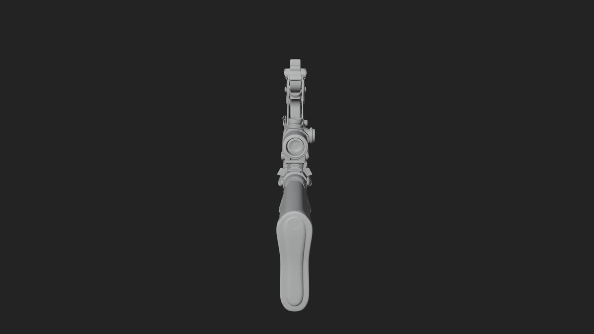 Tactical Scoped Crossbow Model Design 5 3D Print Model 3D Model