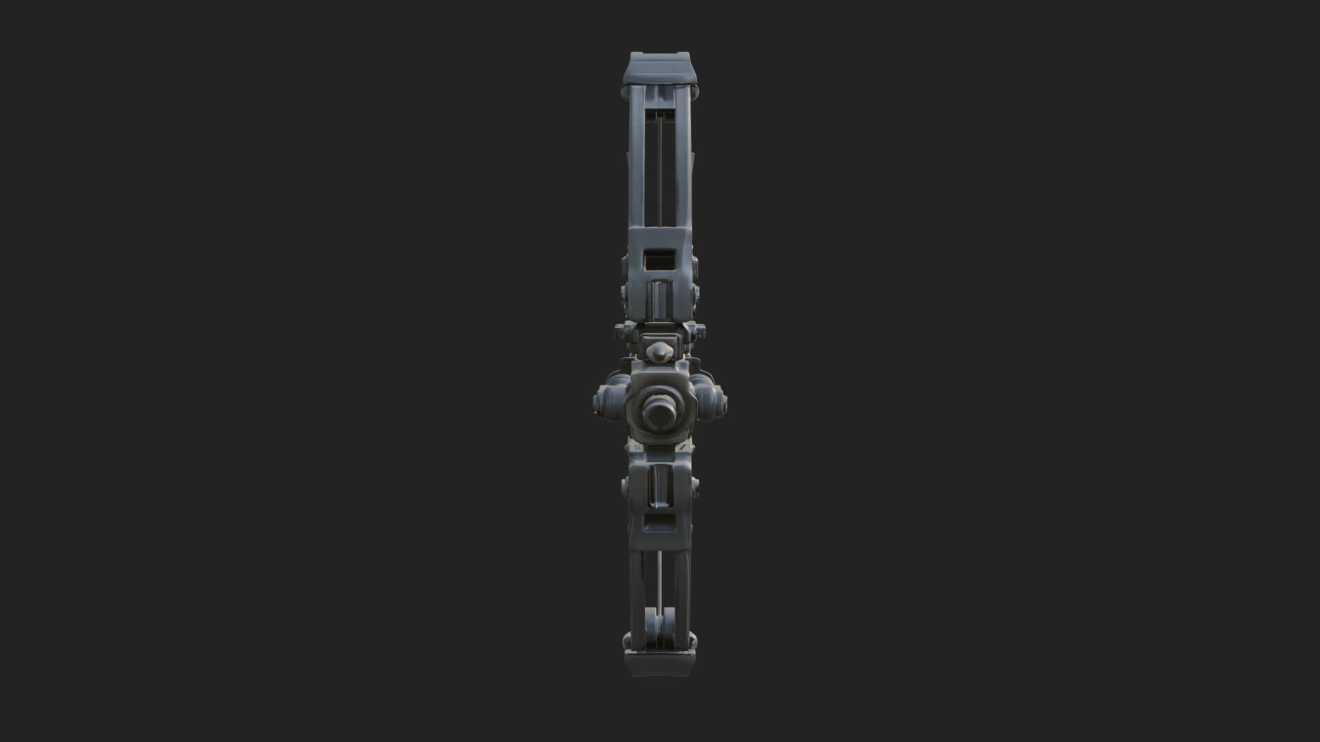 Tactical Scoped Crossbow Model Design 7 3D Print Model 3D Model