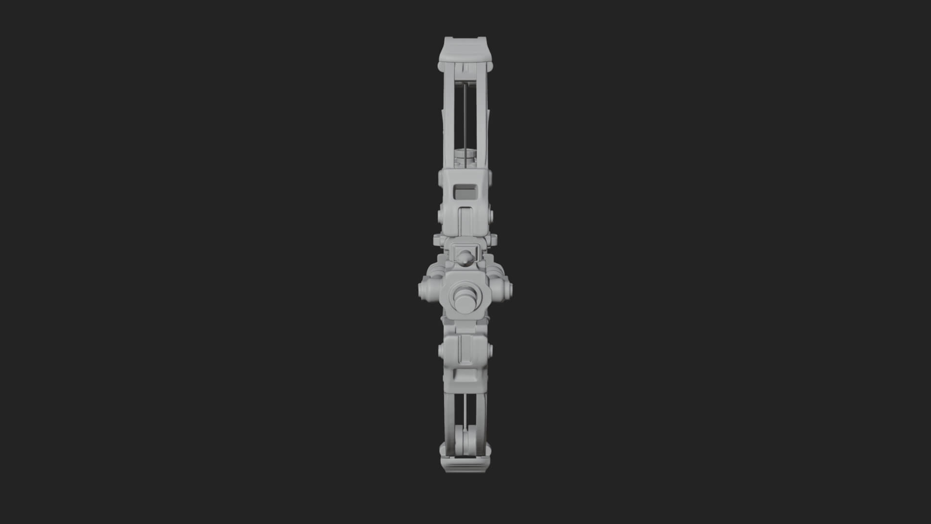 Tactical Scoped Crossbow Model Design 7 3D Print Model 3D Model