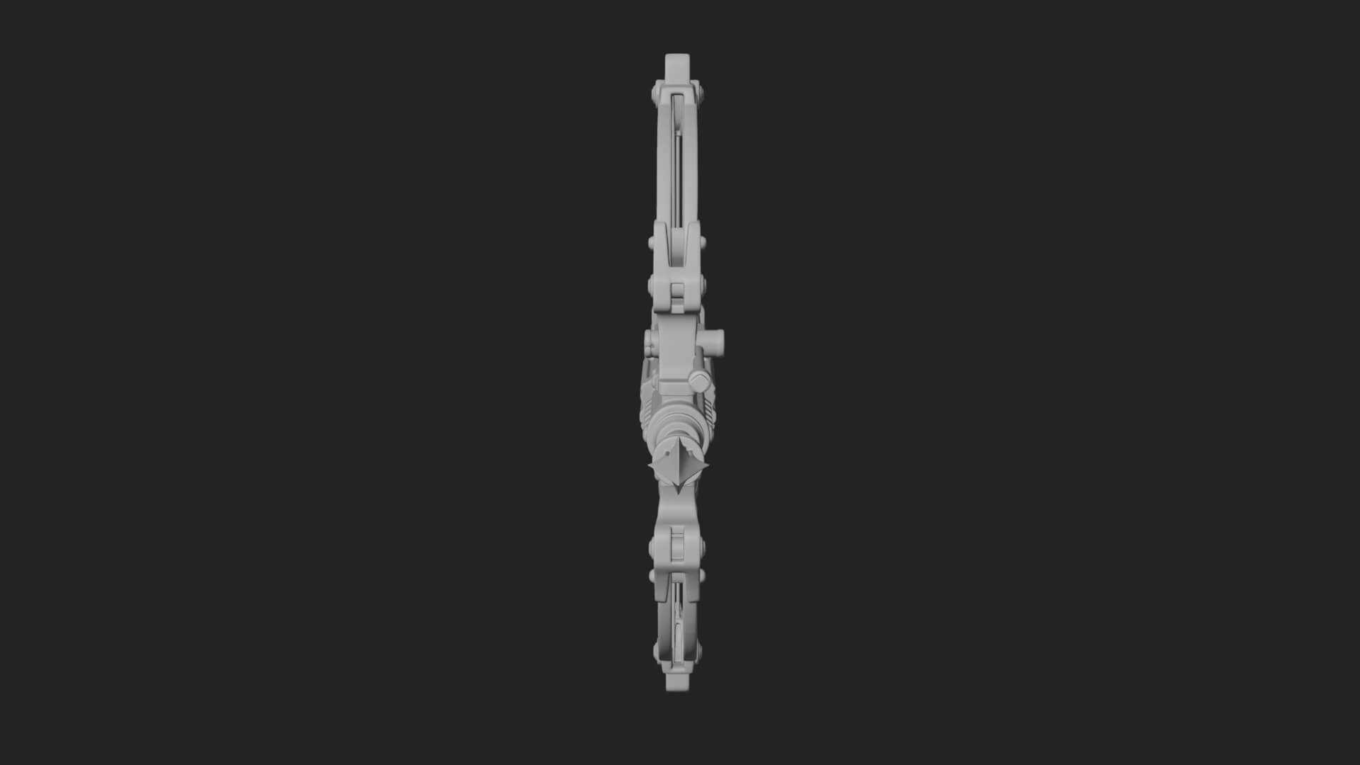 Tactical Scoped Crossbow Model Design 9 3D Print Model 3D Model