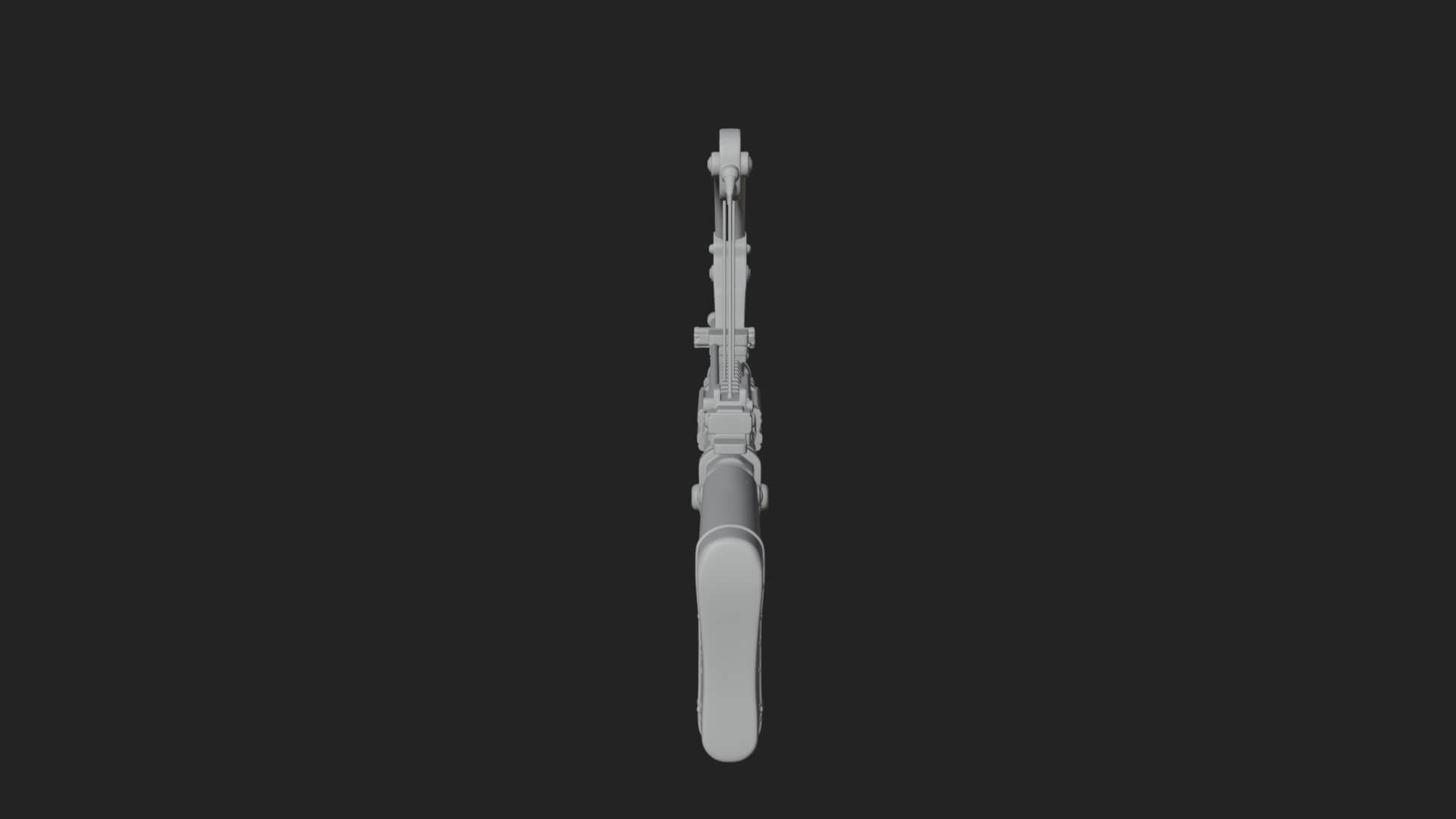 Tactical Scoped Crossbow Model Design 9 3D Print Model 3D Model