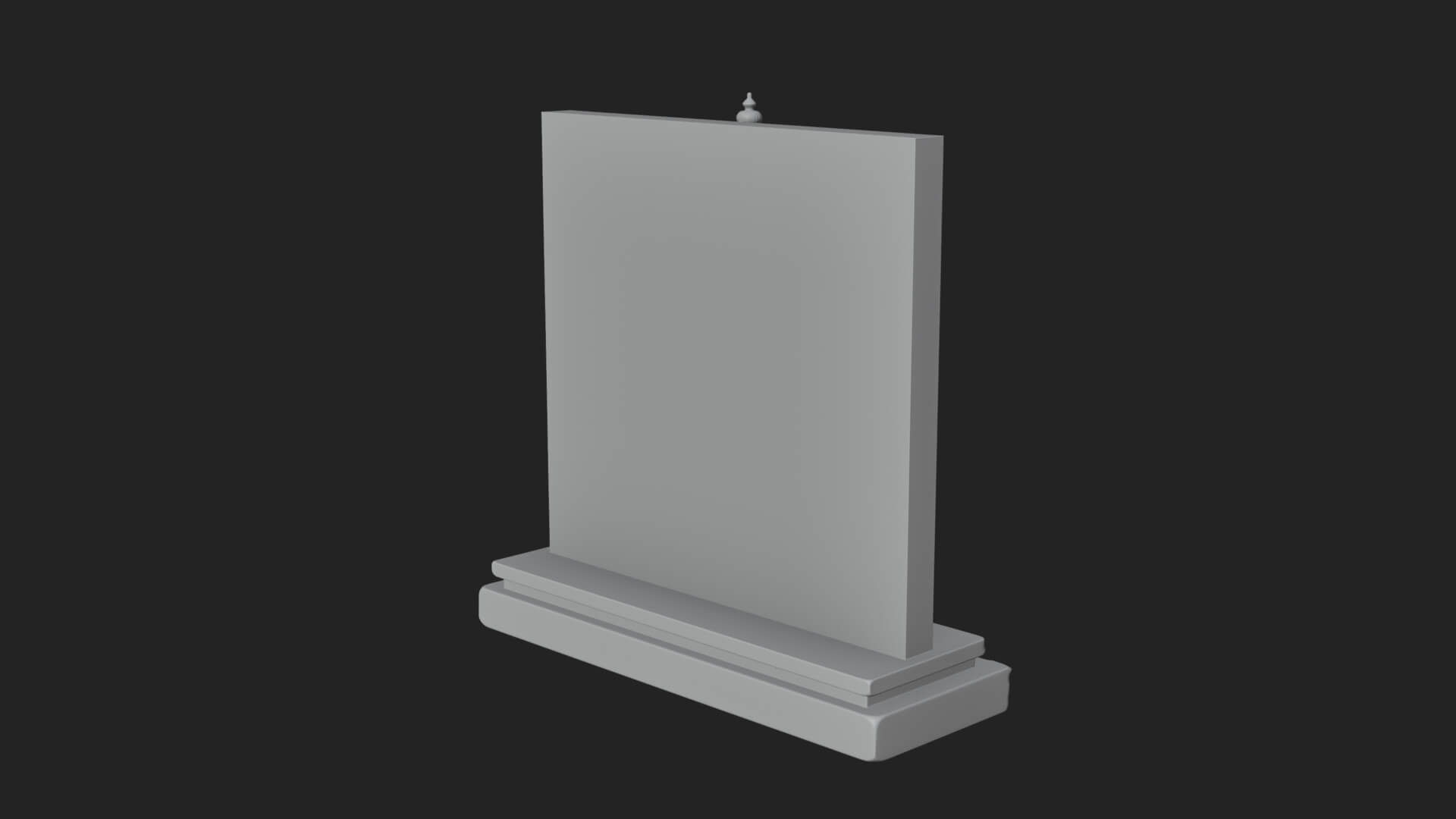 Temple Shrine Relief Plaque Design 3 3D Print Model 3D Model