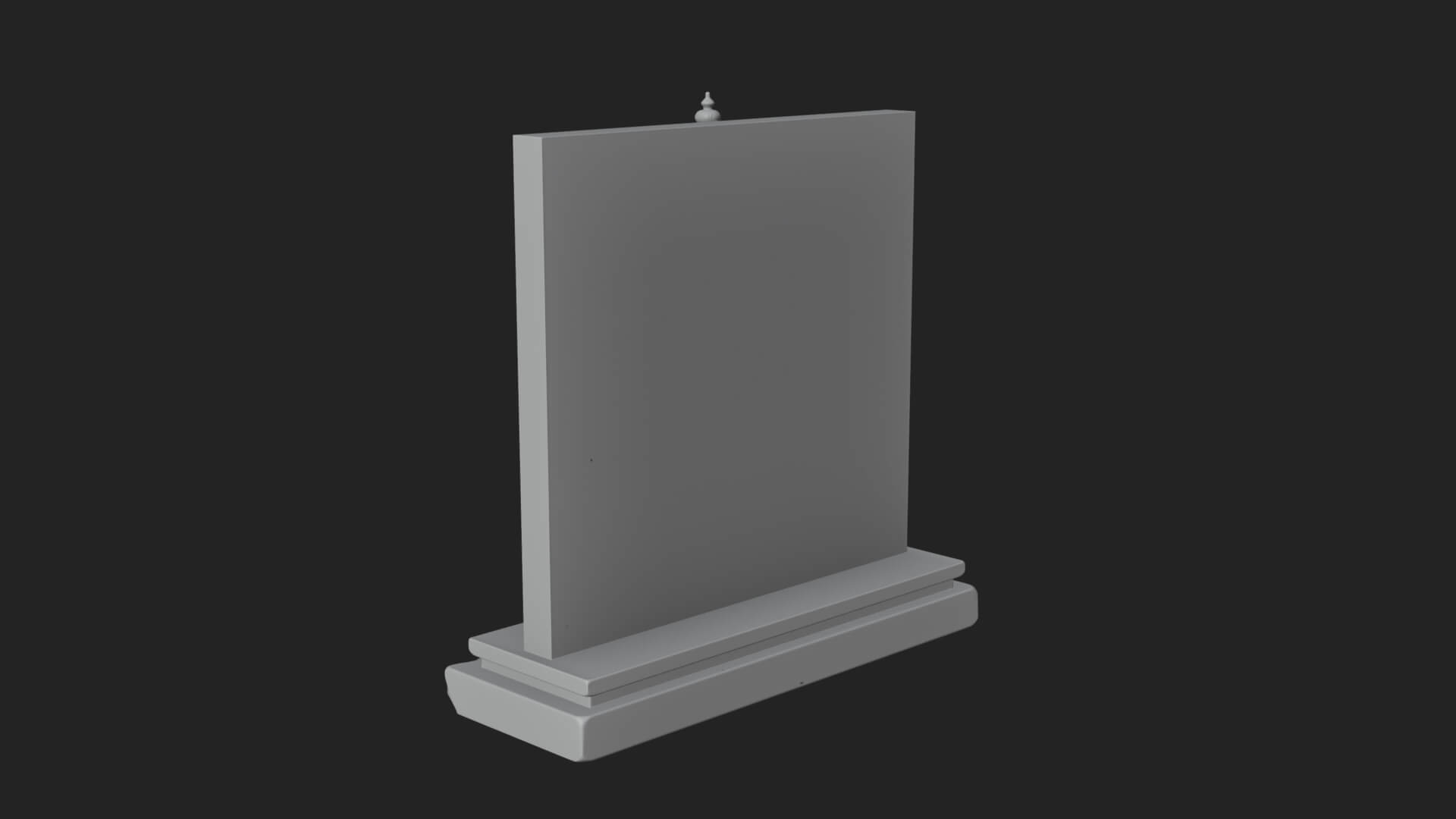 Temple Shrine Relief Plaque Design 3 3D Print Model 3D Model