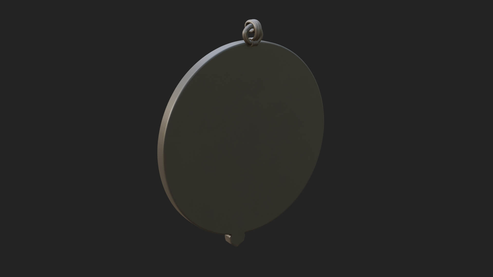 Thorn Skull Oval Relief Plaque Design 4 3D Print Model 3D Model