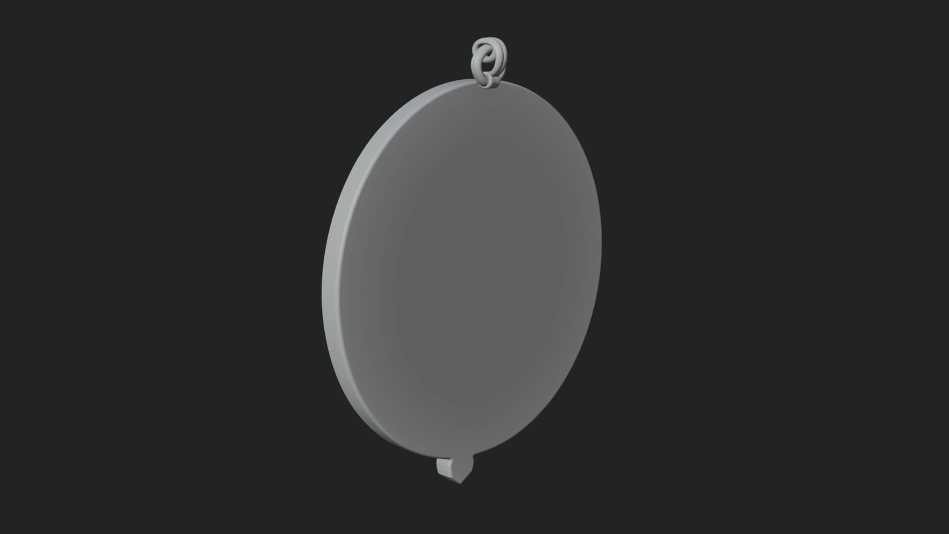 Thorn Skull Oval Relief Plaque Design 4 3D Print Model 3D Model
