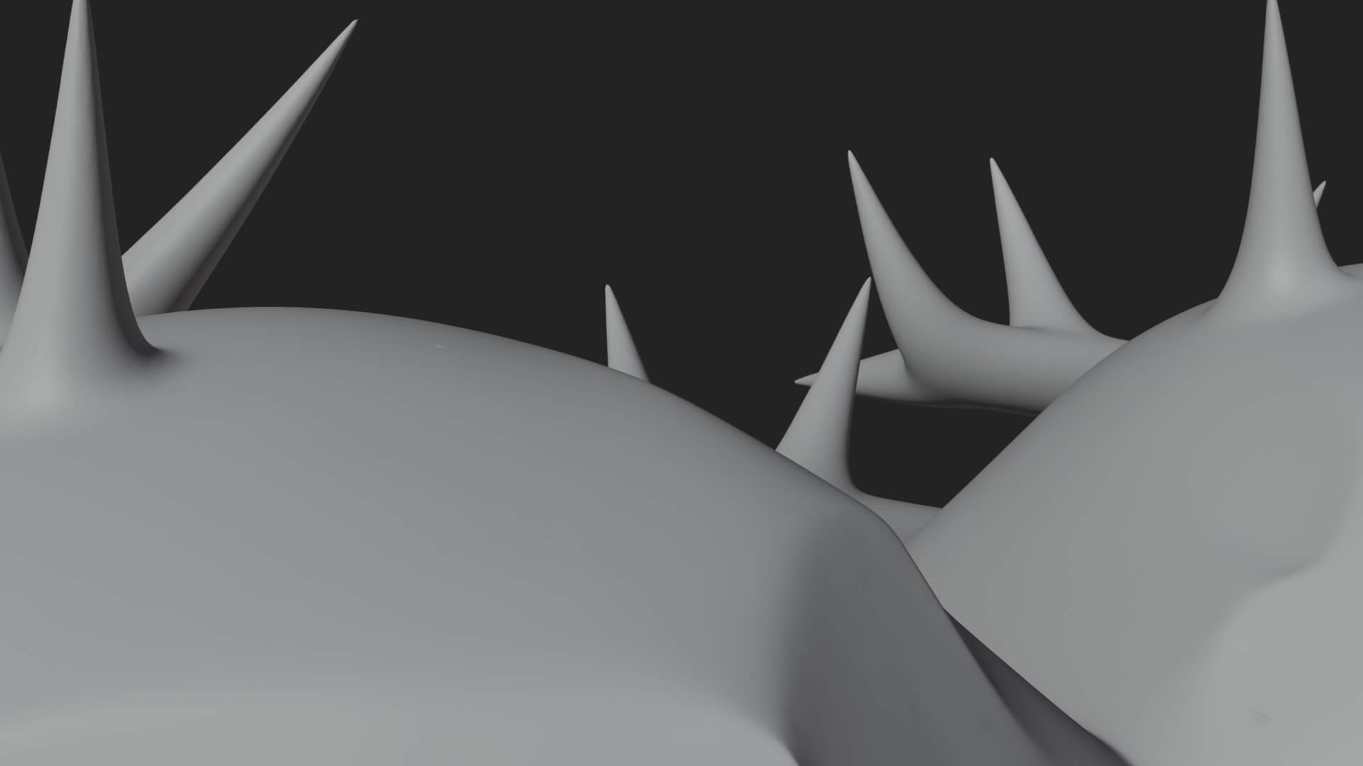 Thorn Spiked Ruby Heart Ornament Design 1 3D Print Model 3D Model