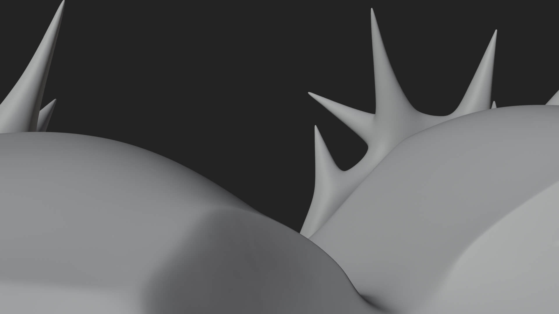 Thorn Spiked Ruby Heart Ornament Design 2 3D Print Model 3D Model