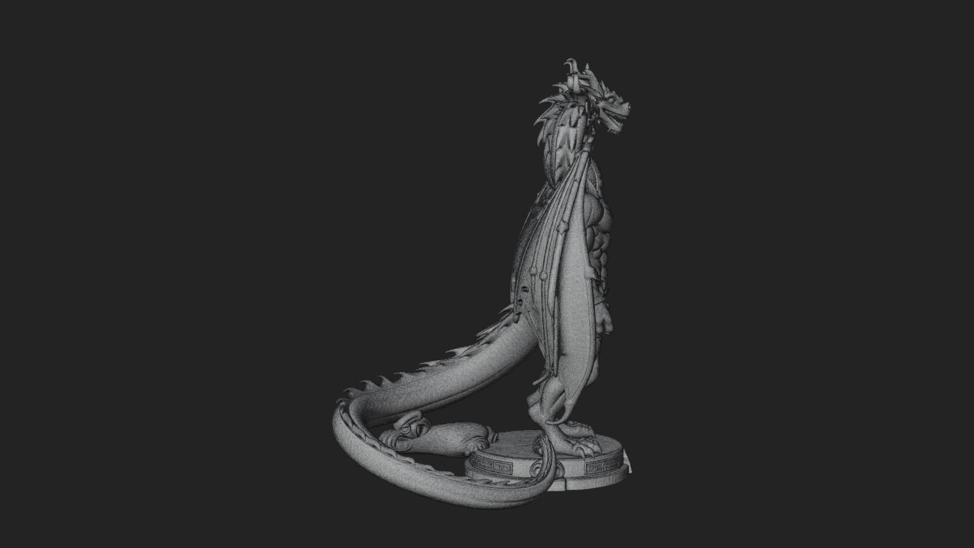 Three-Headed Demon Statue Design 5 3D Print Model 3D Model