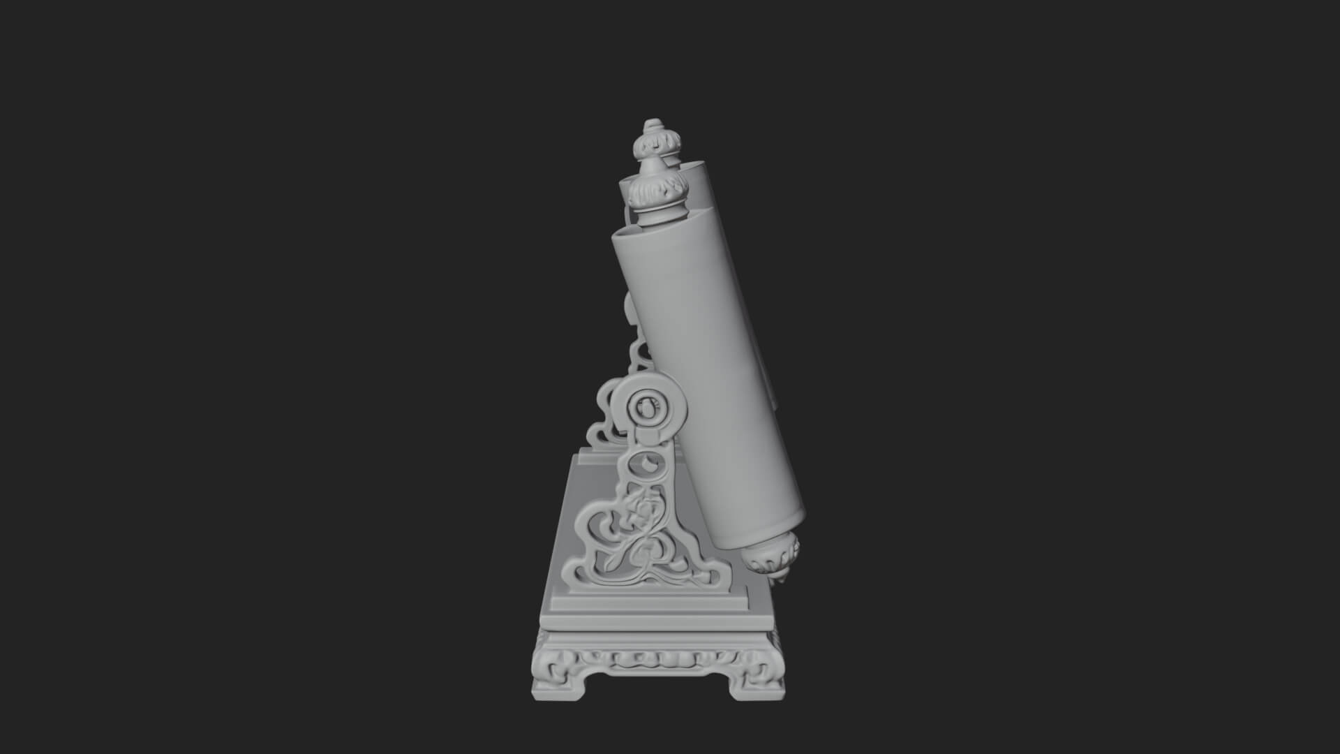Tied Paper Scroll Model Design 5 3D Print Model 3D Model