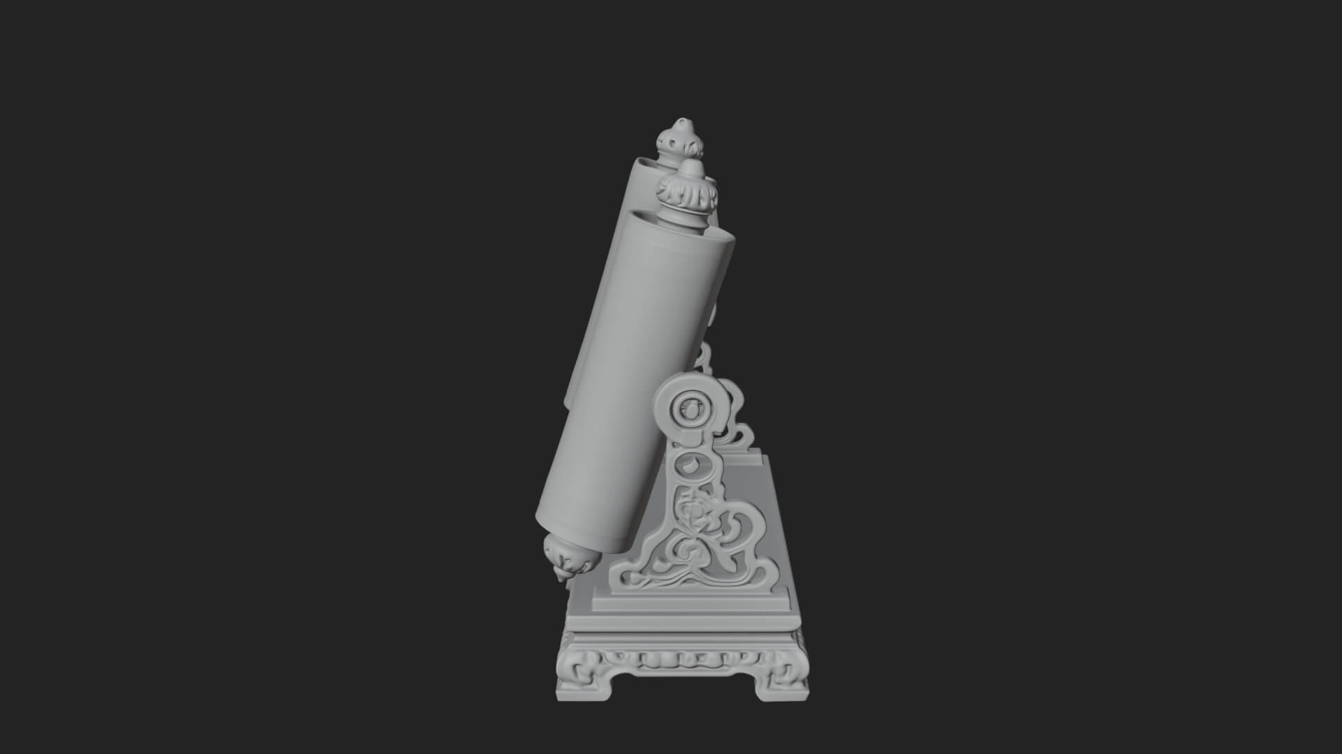 Tied Paper Scroll Model Design 5 3D Print Model 3D Model